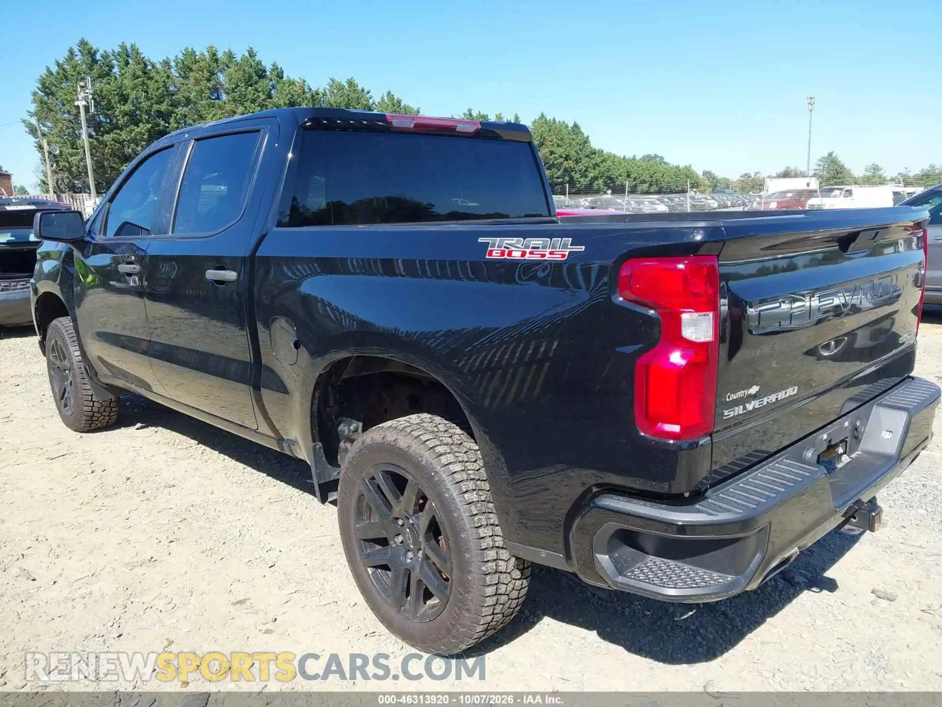 3 Фотография поврежденного автомобиля 1GCPYCELXMZ448890 CHEVROLET SILVERADO 1500 2021
