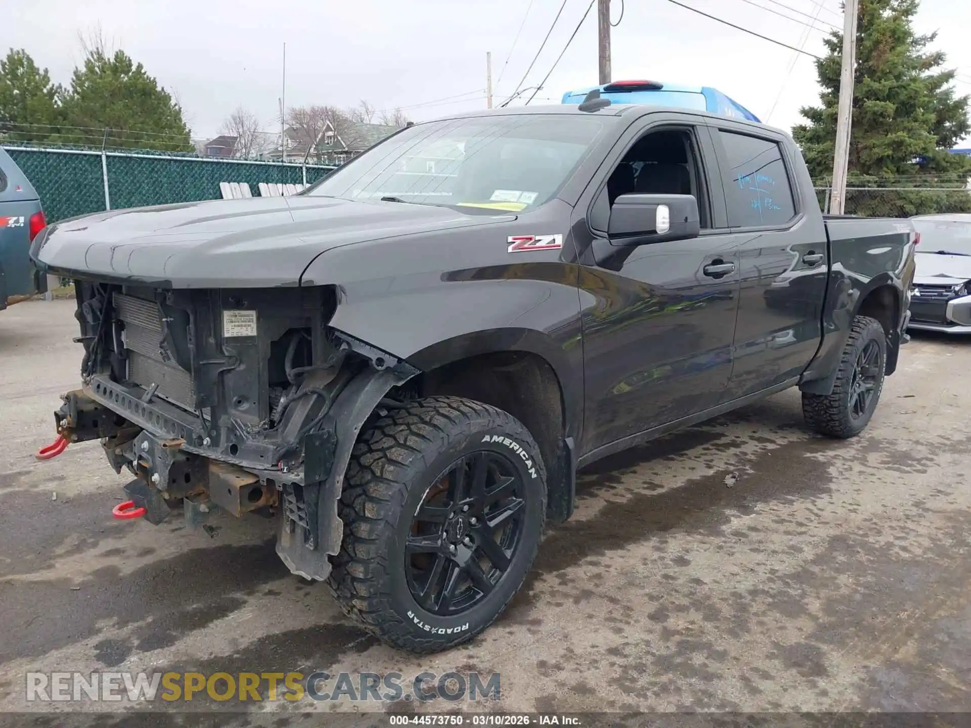2 Photograph of a damaged car 1GCPYFED0MZ271180 CHEVROLET SILVERADO 1500 2021