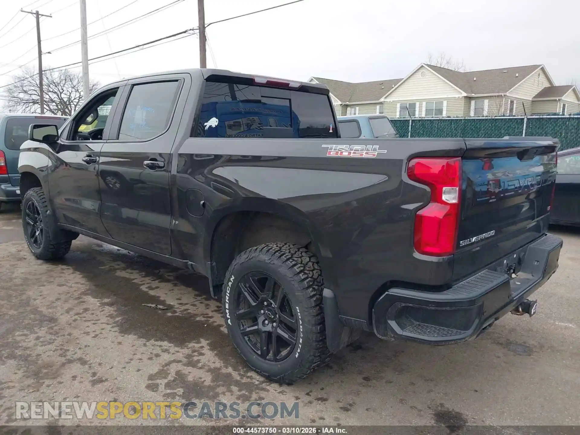 3 Photograph of a damaged car 1GCPYFED0MZ271180 CHEVROLET SILVERADO 1500 2021