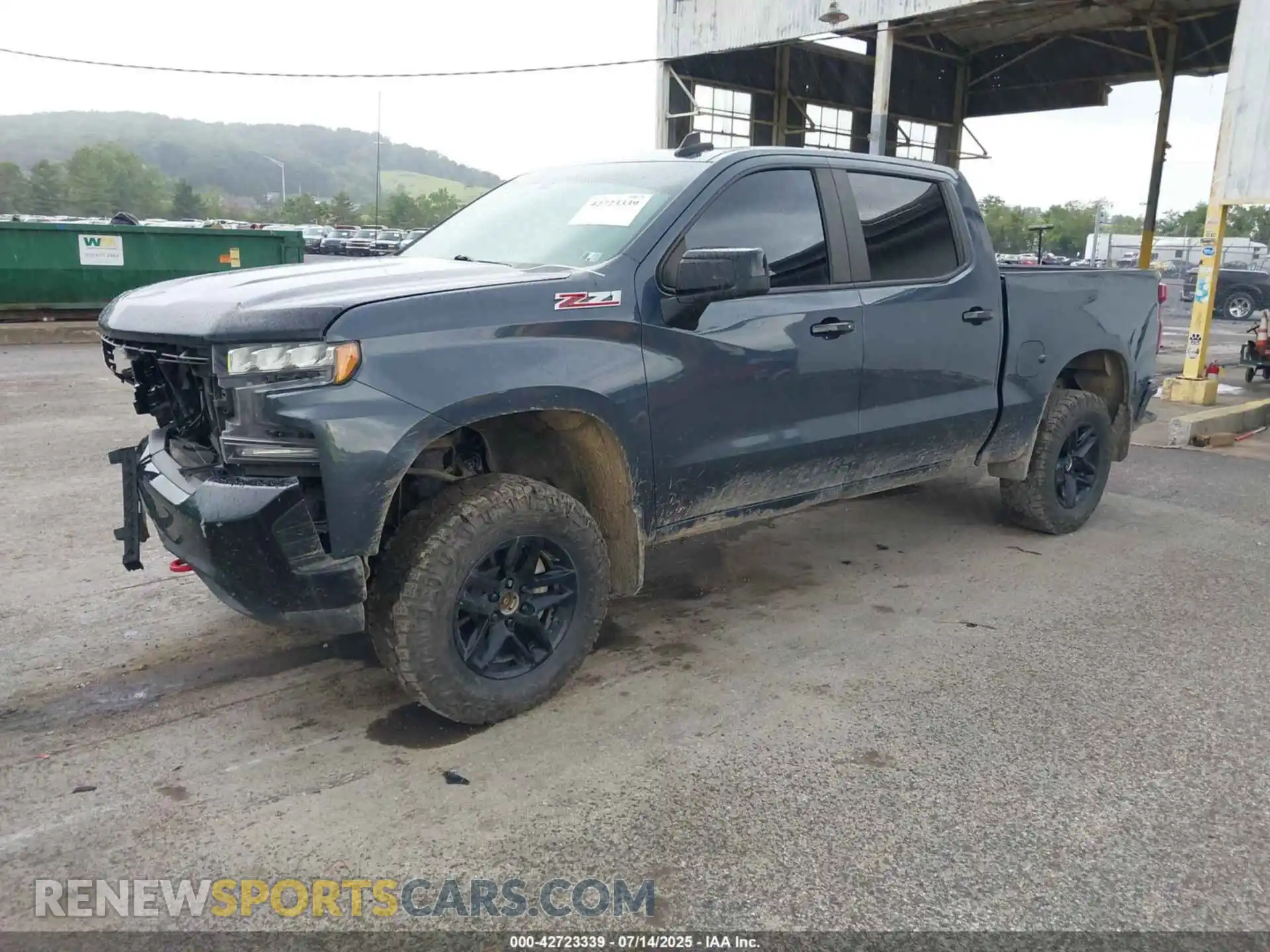 2 fotografías del automóvil dañado 1GCPYFED2MZ250749 CHEVROLET SILVERADO 1500 2021
