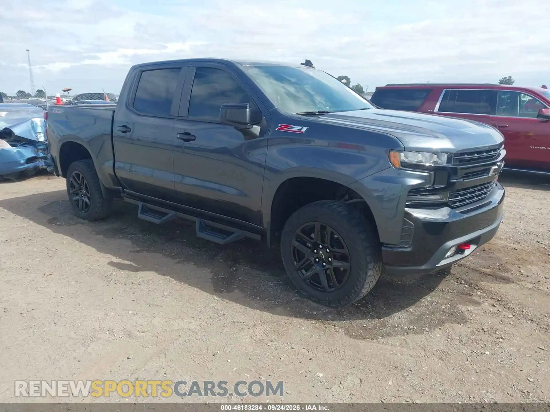1 Photograph of a damaged car 1GCPYFED2MZ347899 CHEVROLET SILVERADO 1500 2021
