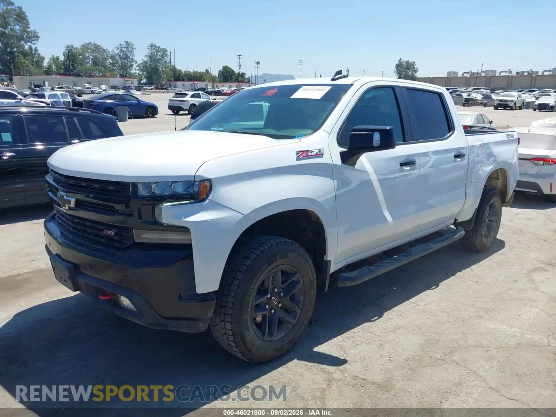 2 Фотография поврежденного автомобиля 1GCPYFED3MZ185166 CHEVROLET SILVERADO 1500 2021