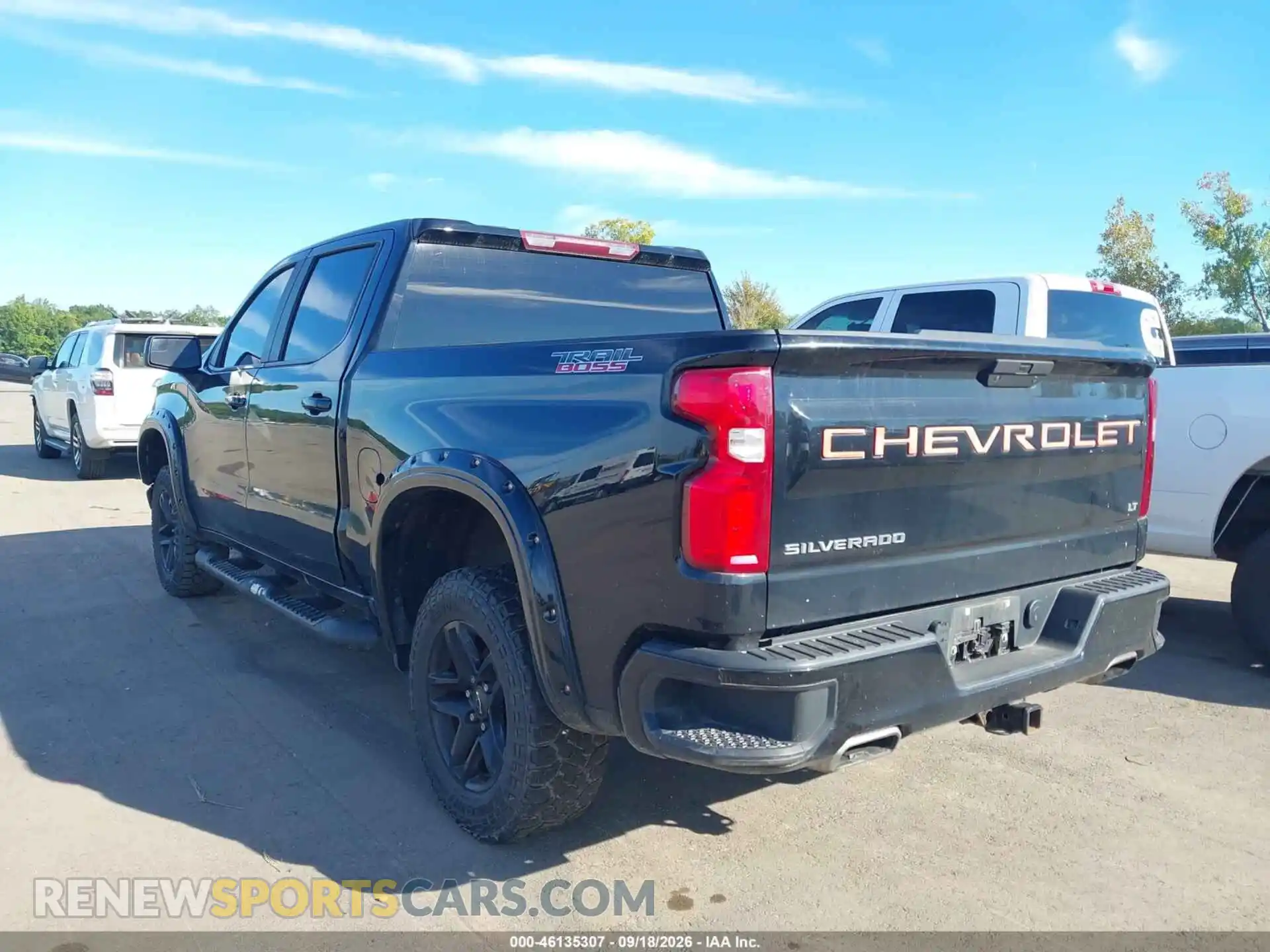 3 Photograph of a damaged car 1GCPYFED3MZ209143 CHEVROLET SILVERADO 1500 2021