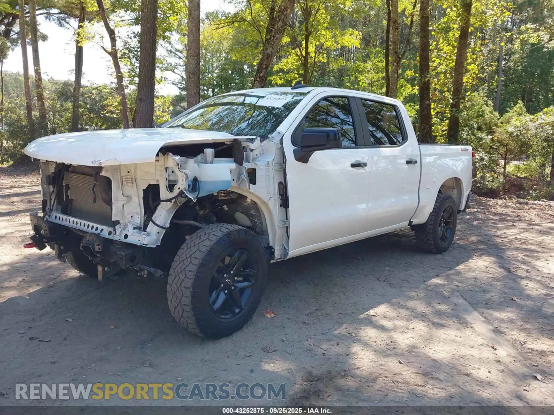 2 Photograph of a damaged car 1GCPYFED3MZ256253 CHEVROLET SILVERADO 1500 2021
