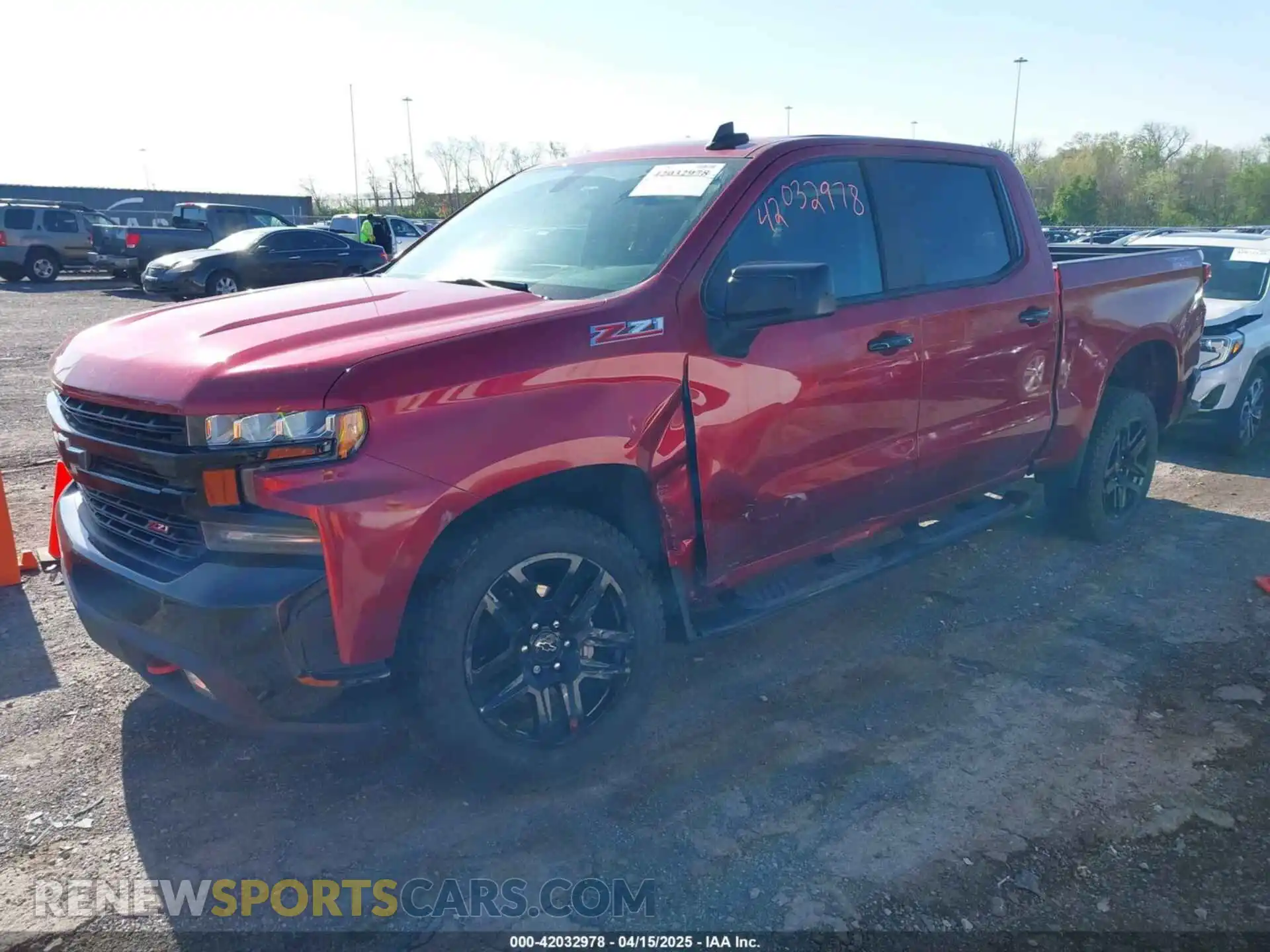 2 Фотография поврежденного автомобиля 1GCPYFED3MZ381916 CHEVROLET SILVERADO 1500 2021