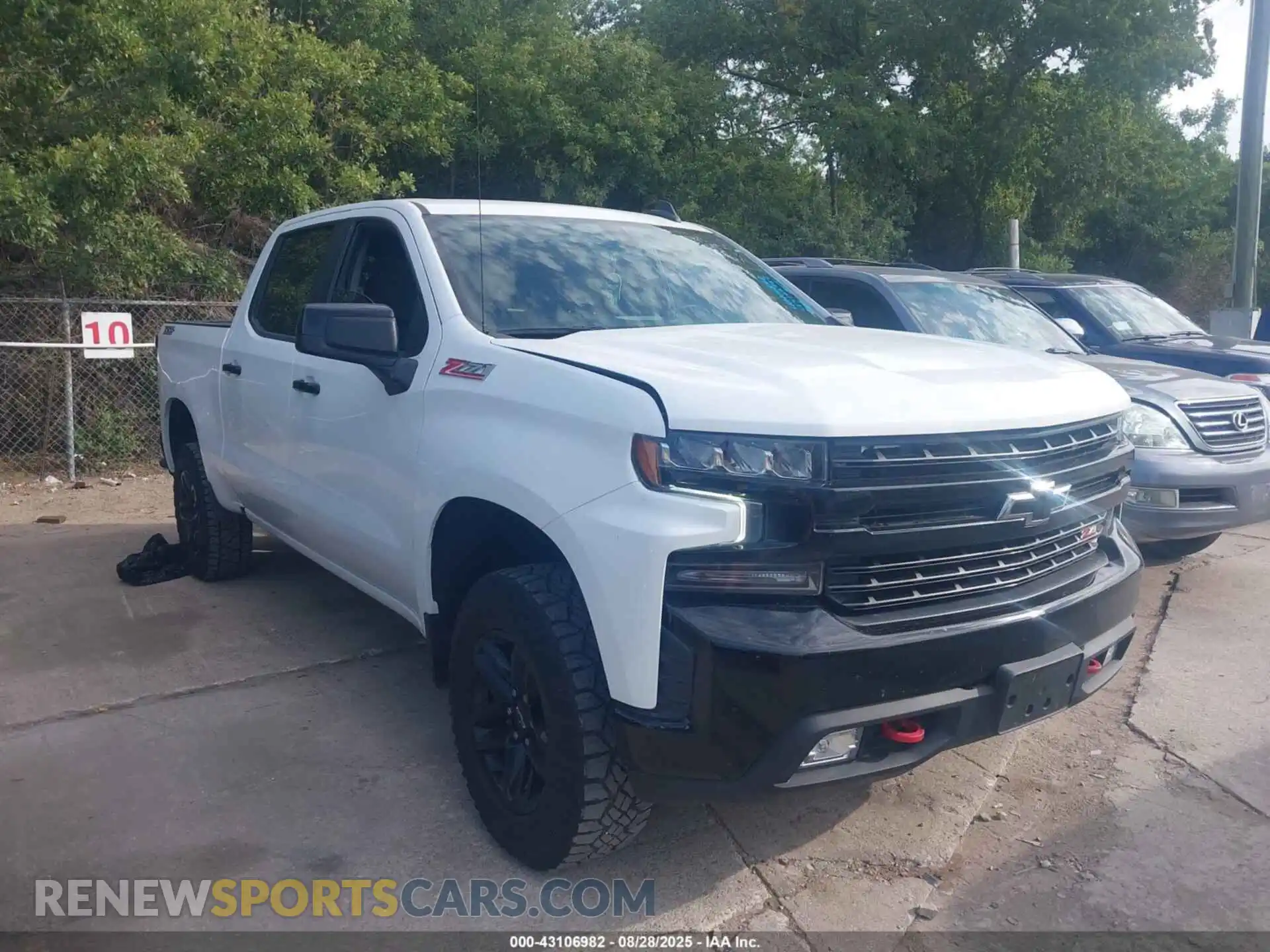 1 fotografías del automóvil dañado 1GCPYFED4MZ191459 CHEVROLET SILVERADO 1500 2021