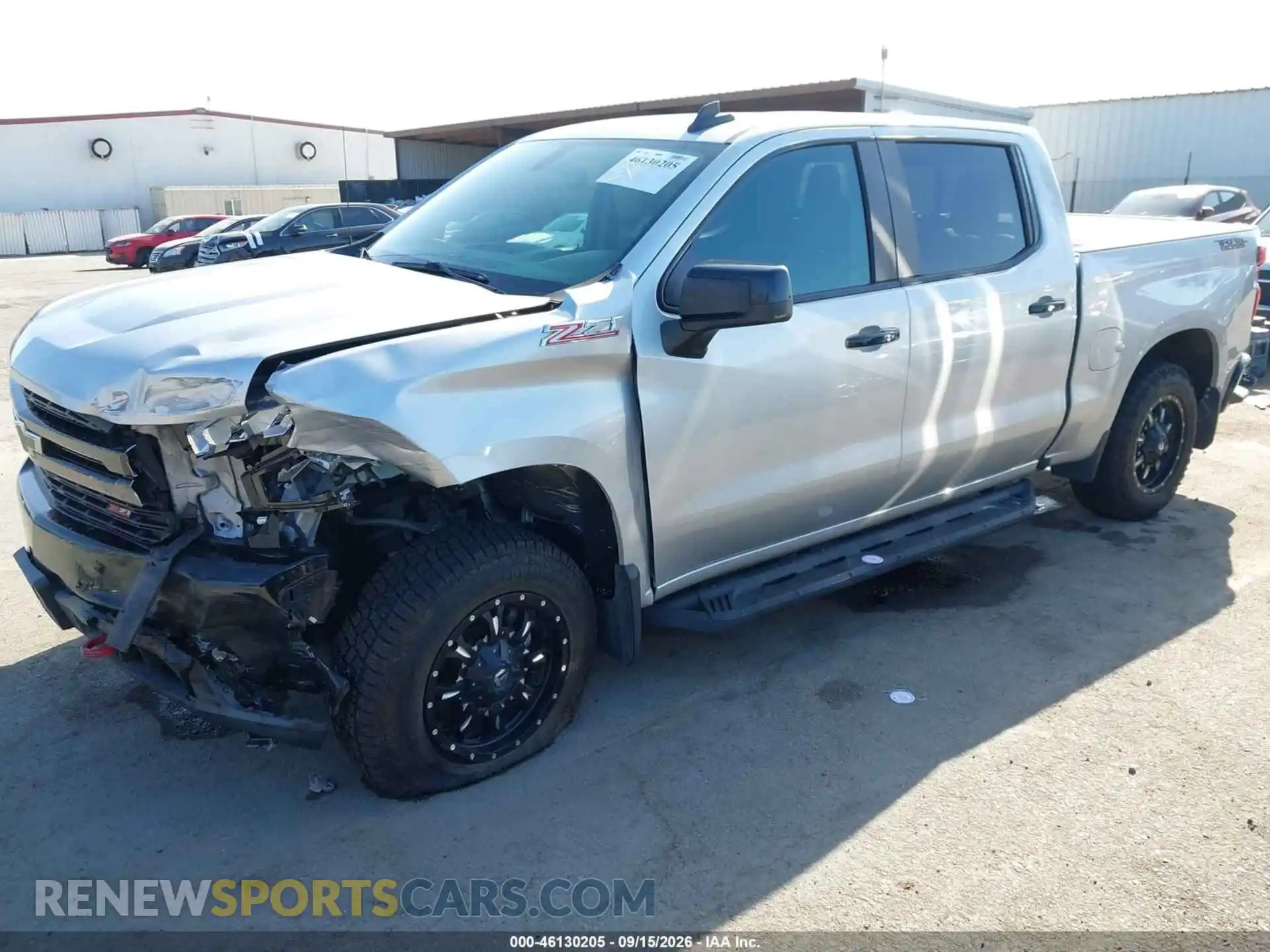 2 Photograph of a damaged car 1GCPYFED5MZ161595 CHEVROLET SILVERADO 1500 2021
