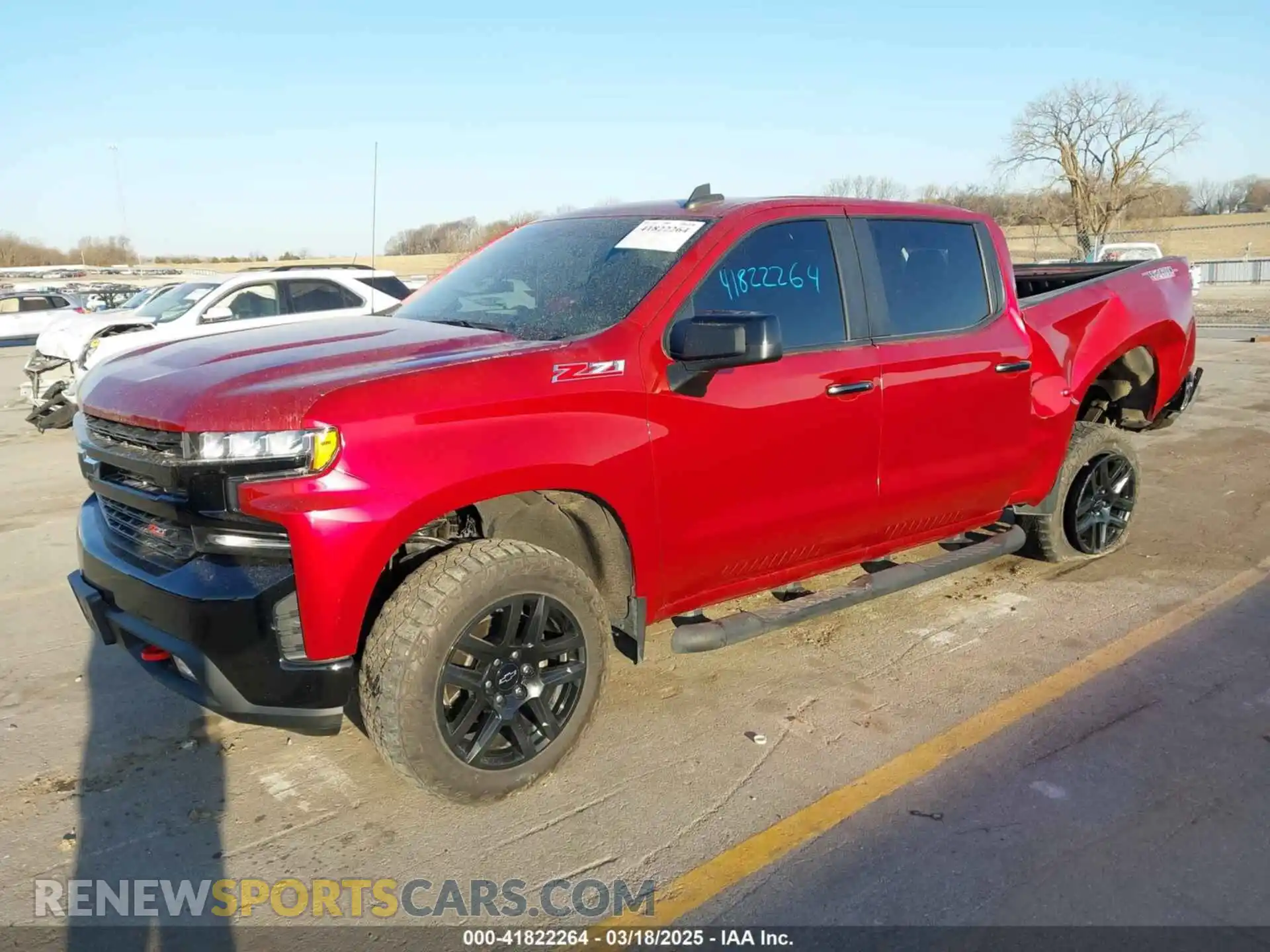 2 Фотография поврежденного автомобиля 1GCPYFED5MZ356872 CHEVROLET SILVERADO 1500 2021