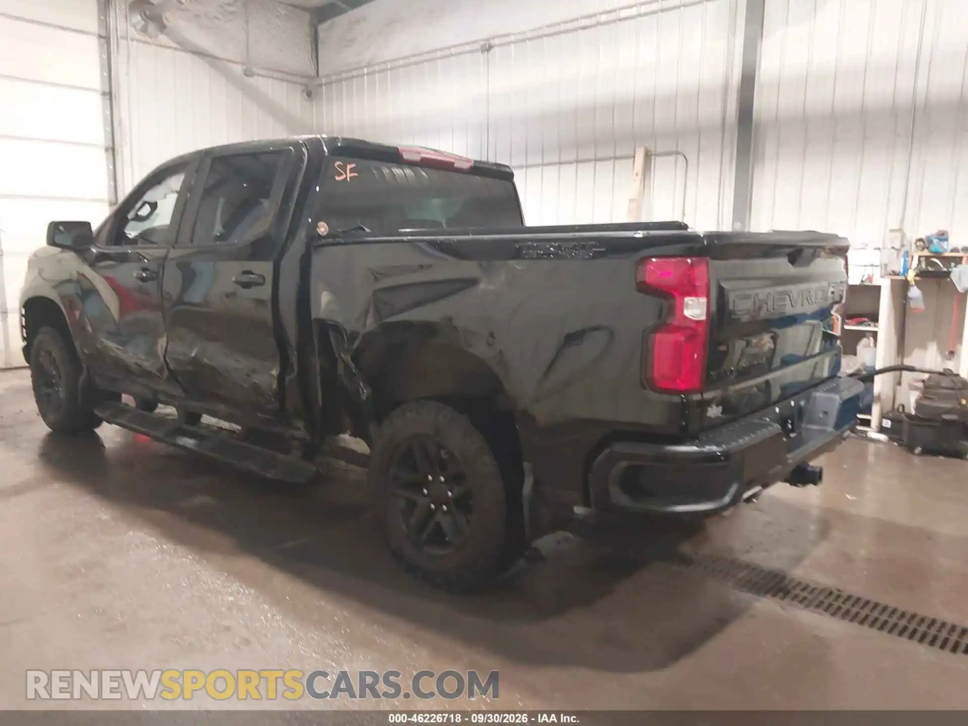 3 Photograph of a damaged car 1GCPYFED5MZ362560 CHEVROLET SILVERADO 1500 2021