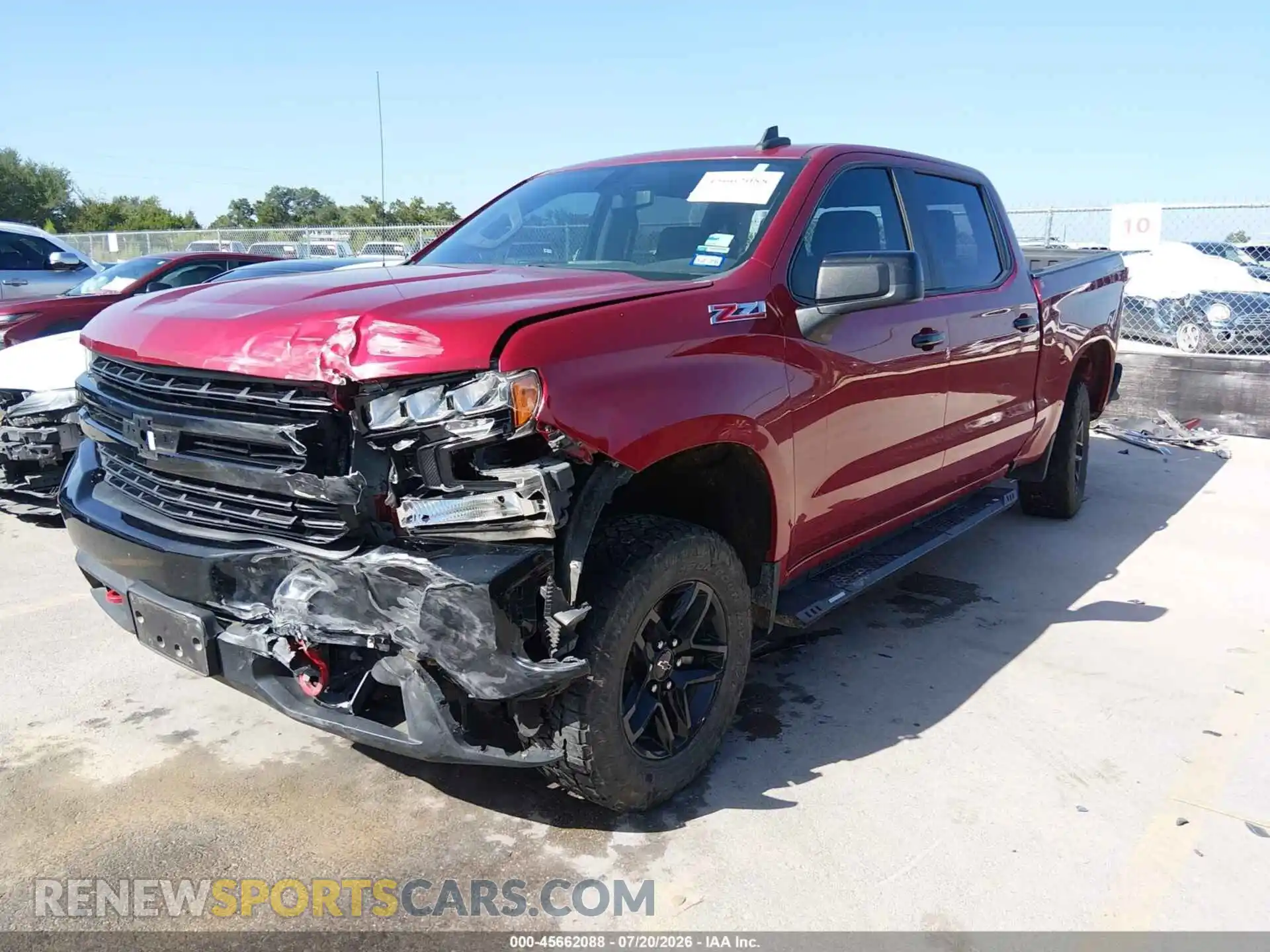 2 Фотография поврежденного автомобиля 1GCPYFED6MZ179913 CHEVROLET SILVERADO 1500 2021
