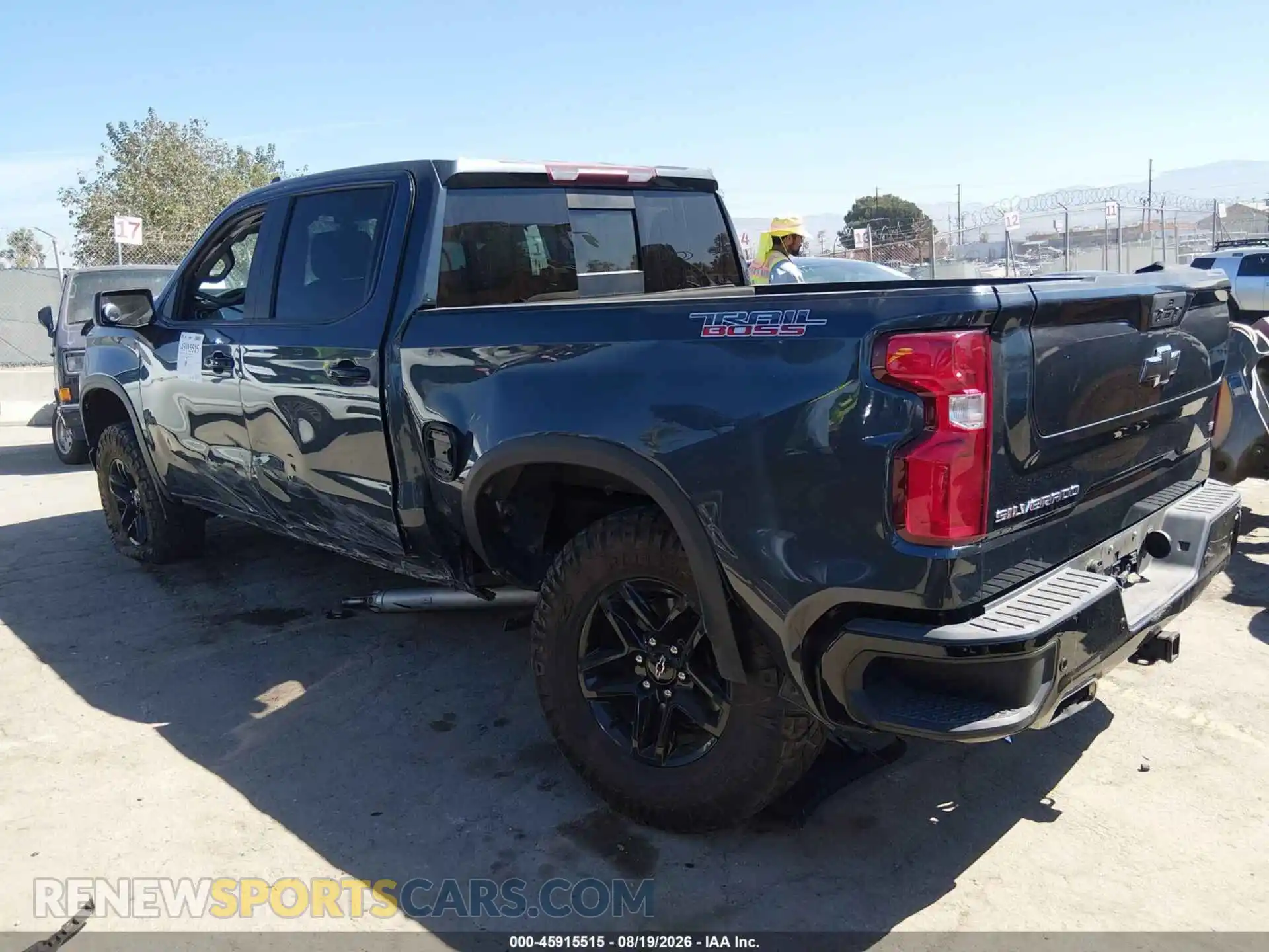 3 Photograph of a damaged car 1GCPYFED8MZ378526 CHEVROLET SILVERADO 1500 2021