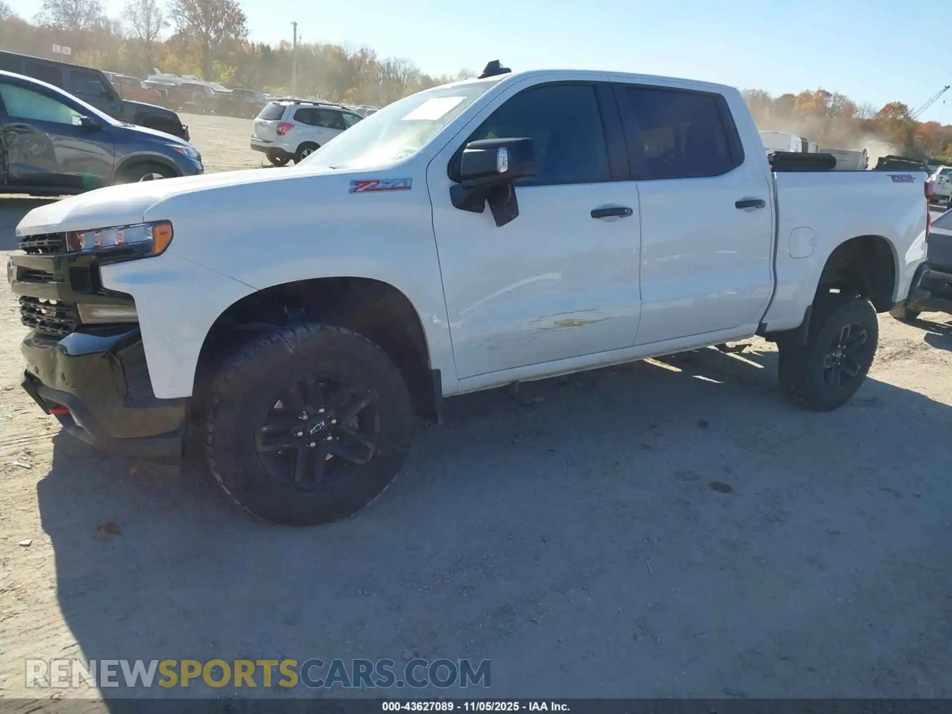 2 Photograph of a damaged car 1GCPYFED9MZ255771 CHEVROLET SILVERADO 1500 2021