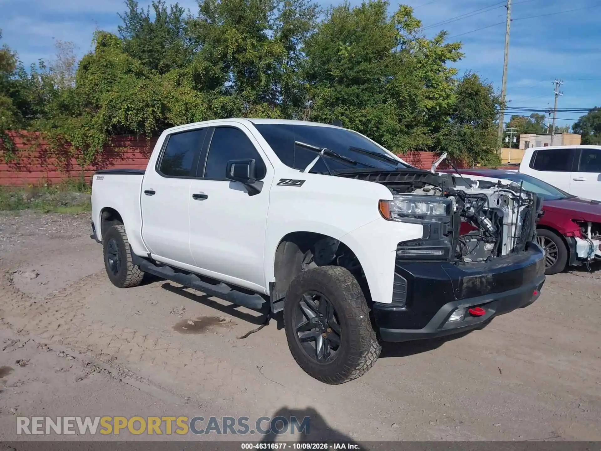 1 Photograph of a damaged car 1GCPYFEDXMZ130424 CHEVROLET SILVERADO 1500 2021