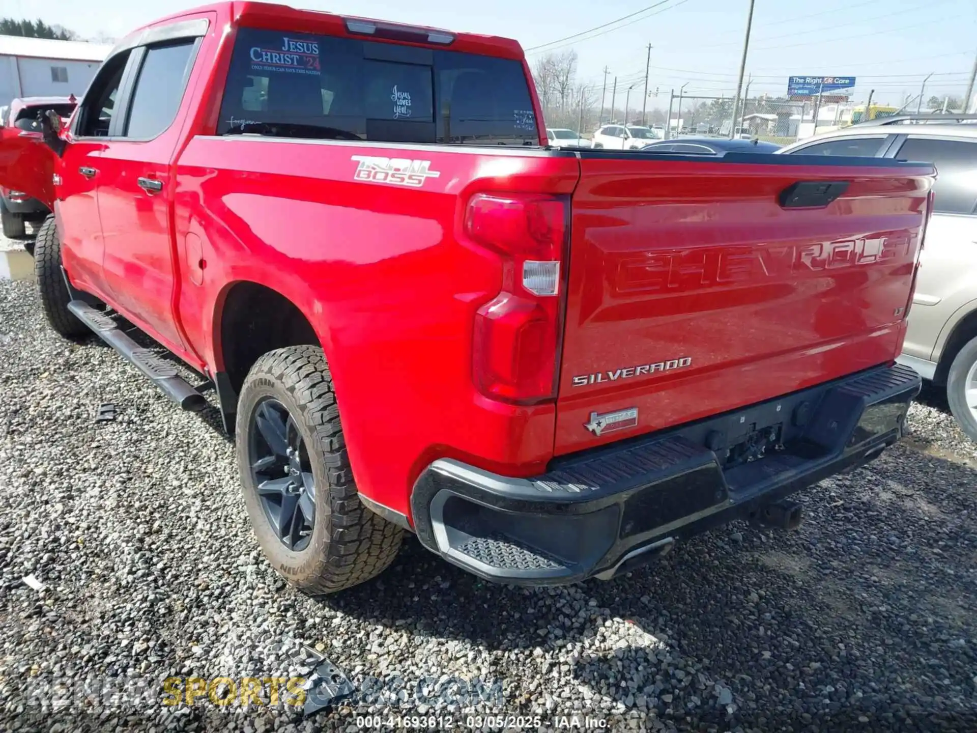 3 Photograph of a damaged car 1GCPYFEDXMZ160460 CHEVROLET SILVERADO 1500 2021