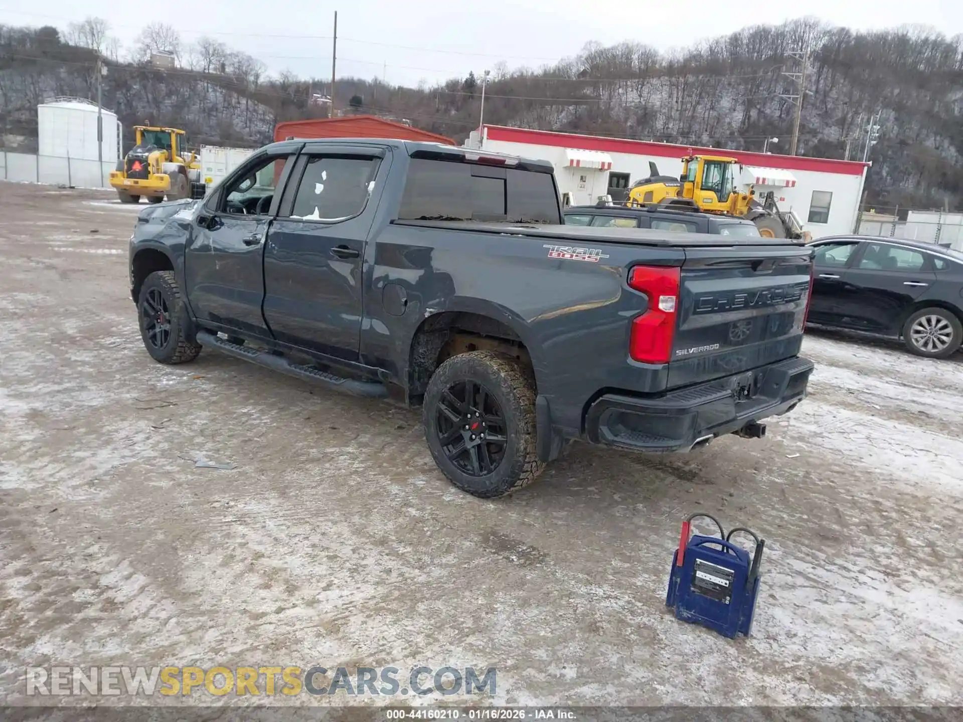 3 Photograph of a damaged car 1GCPYFEDXMZ281800 CHEVROLET SILVERADO 1500 2021