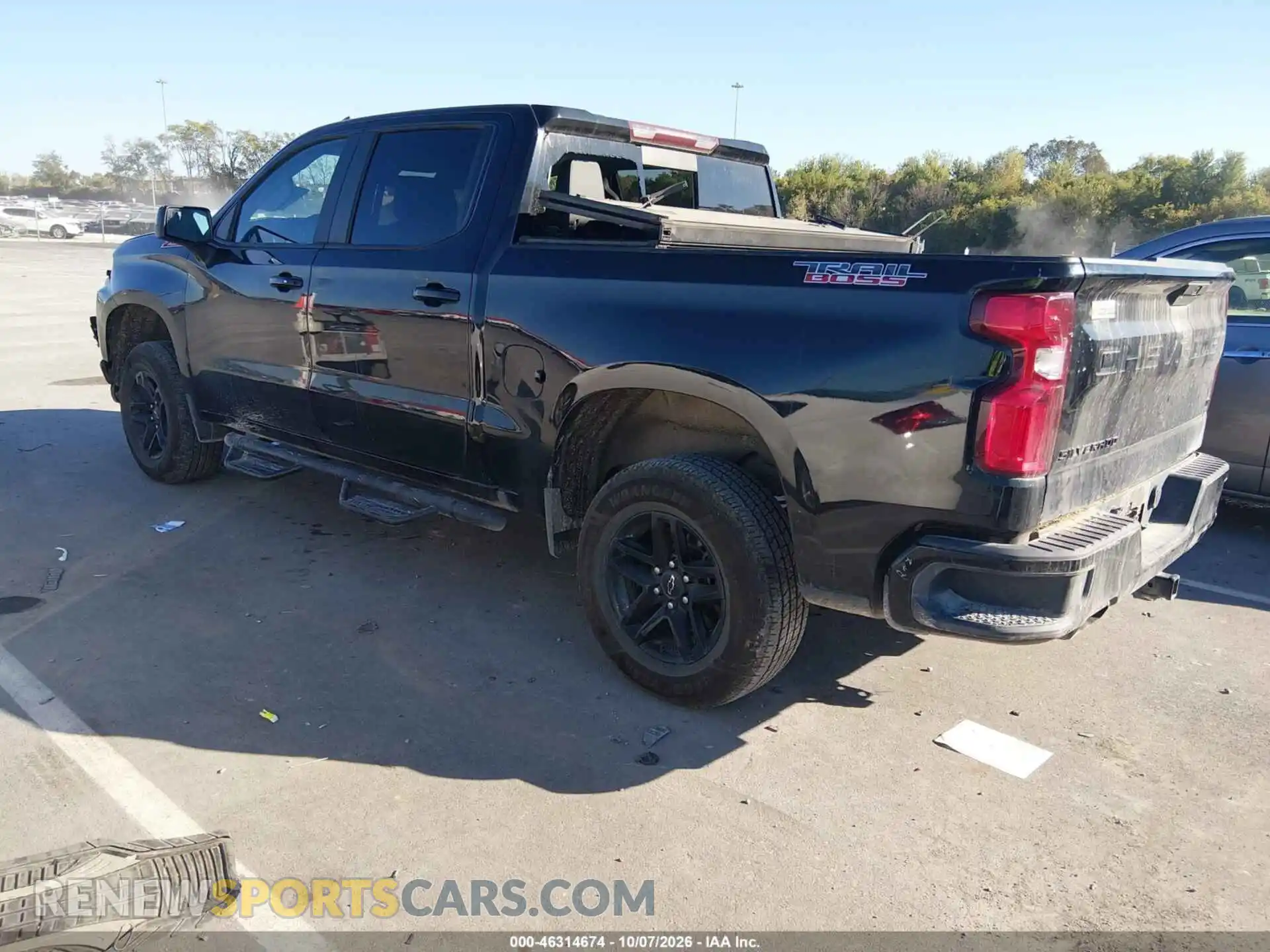 3 fotografías del automóvil dañado 1GCPYFEL3MZ288904 CHEVROLET SILVERADO 1500 2021