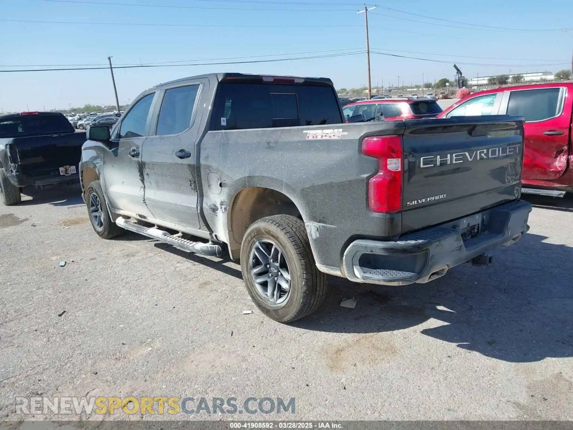 3 Photograph of a damaged car 1GCPYFEL6MZ148202 CHEVROLET SILVERADO 1500 2021
