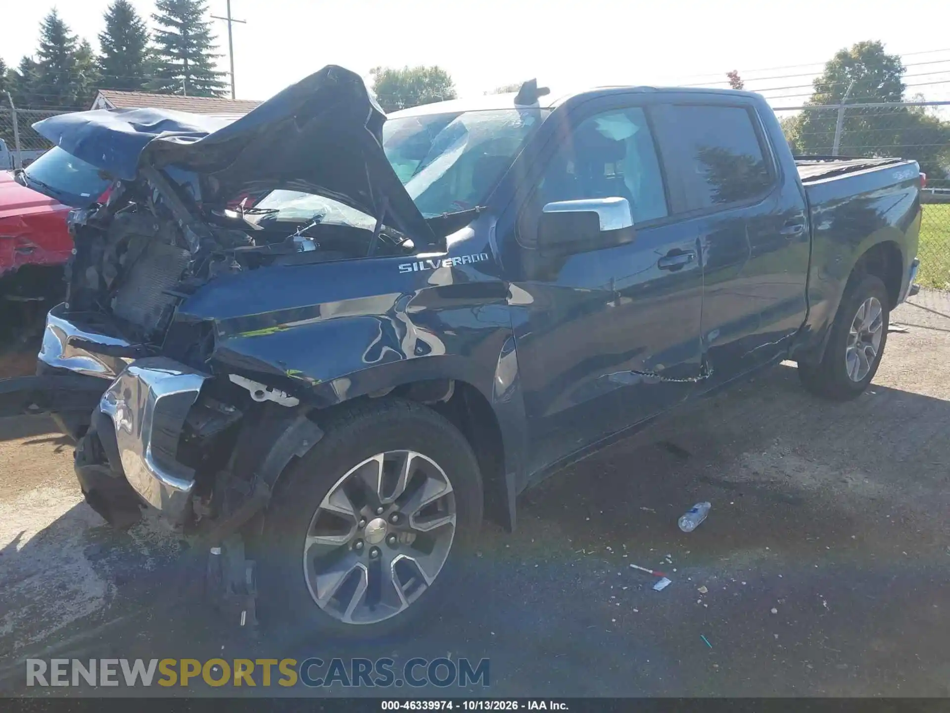 2 Photograph of a damaged car 1GCPYJEK1MZ417331 CHEVROLET SILVERADO 1500 2021