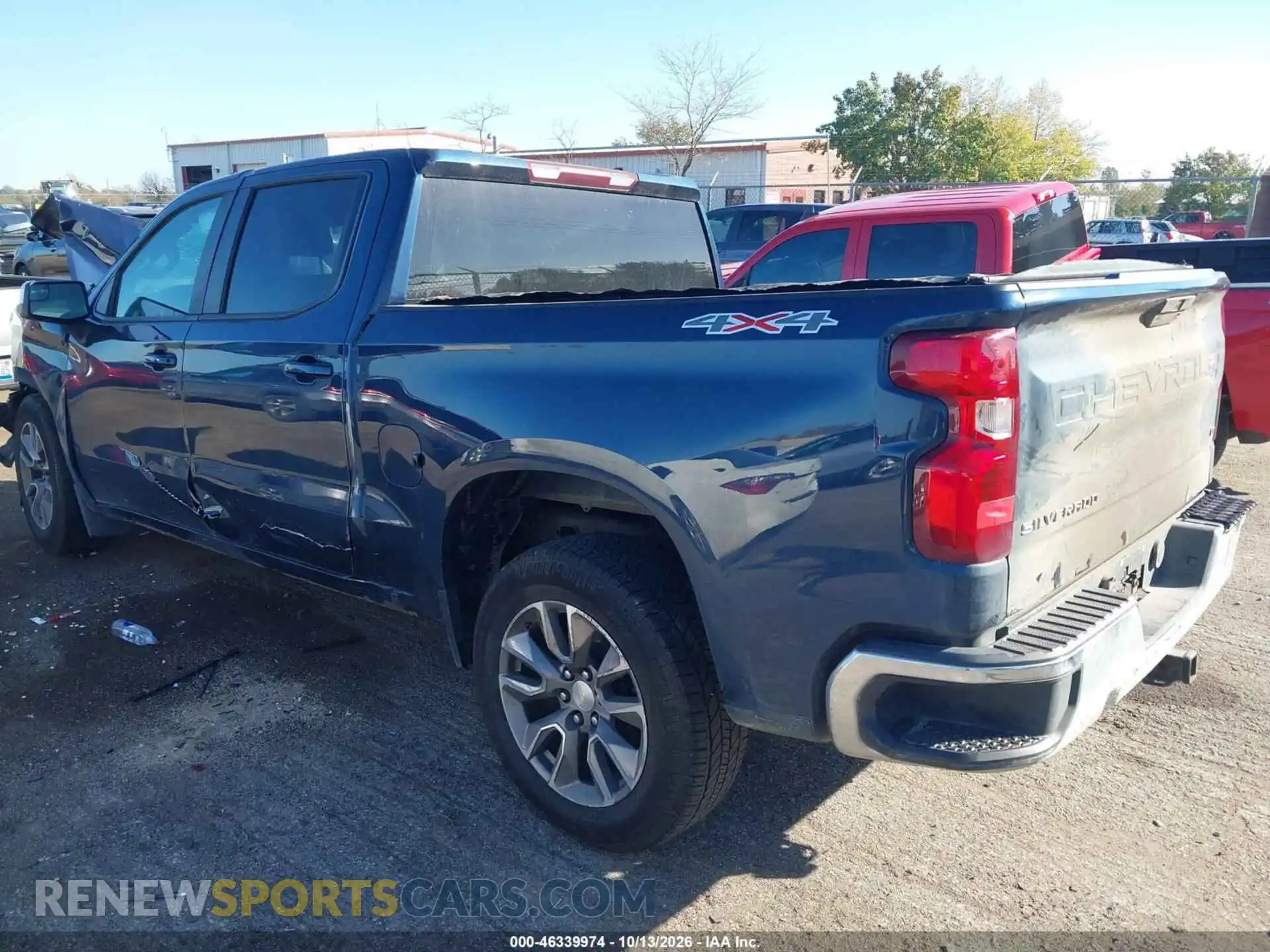 3 Photograph of a damaged car 1GCPYJEK1MZ417331 CHEVROLET SILVERADO 1500 2021