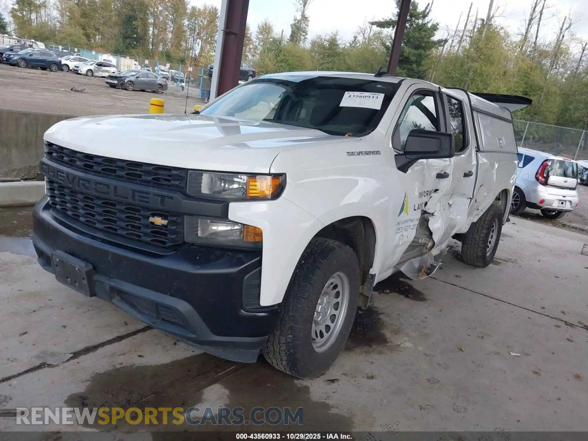 2 Photograph of a damaged car 1GCRWAEH1MZ413332 CHEVROLET SILVERADO 1500 2021