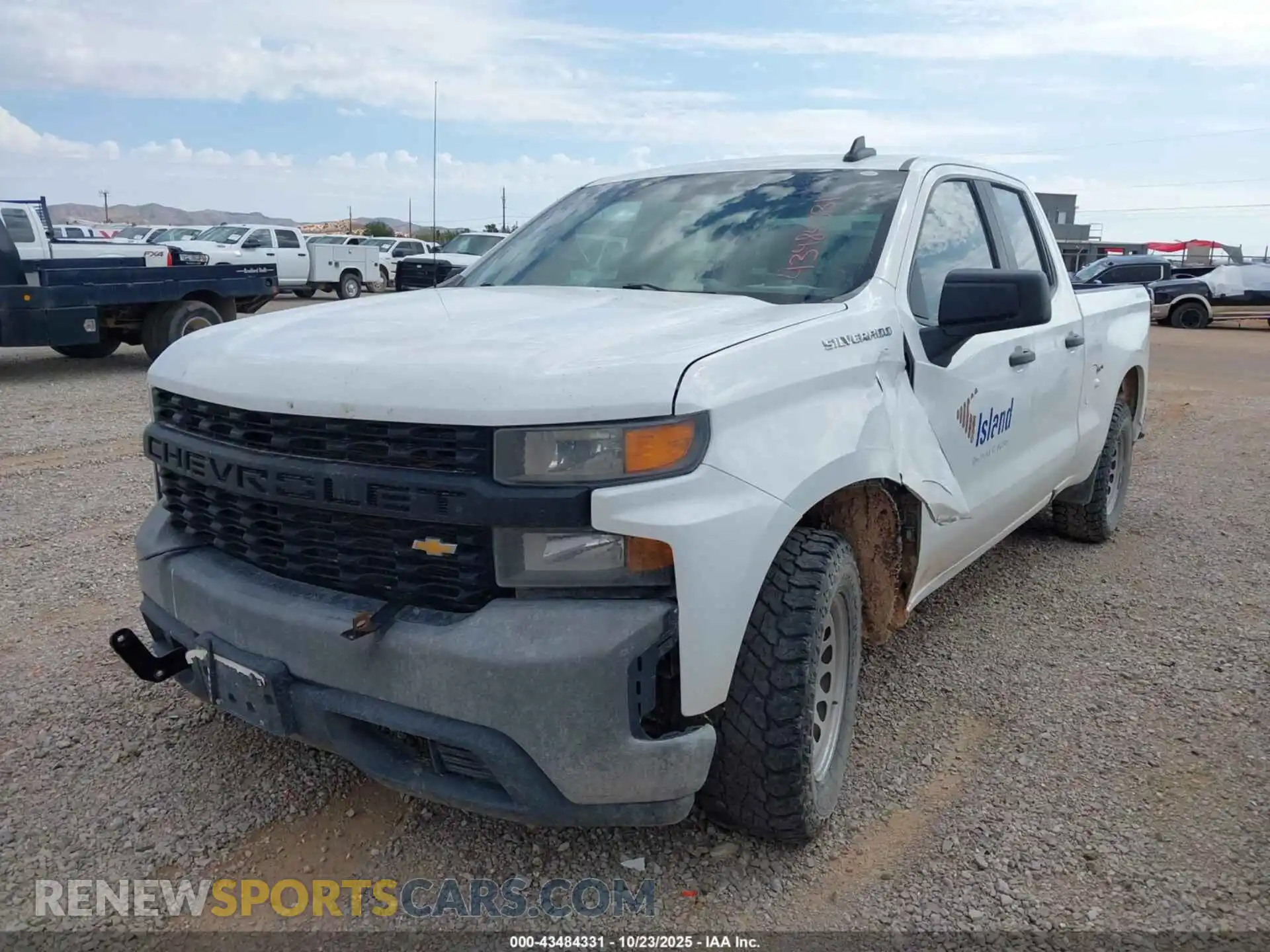 2 Photograph of a damaged car 1GCRYAEF5MZ323027 CHEVROLET SILVERADO 1500 2021