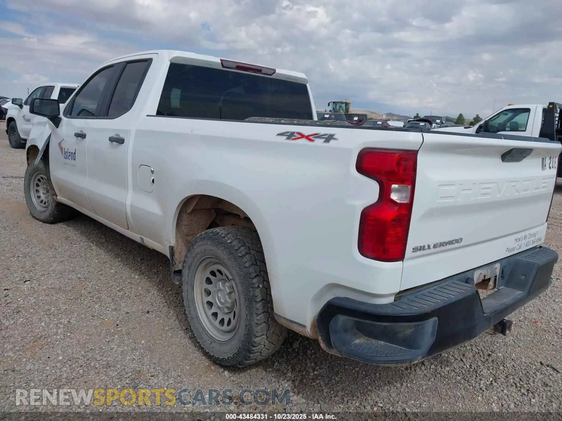 3 Photograph of a damaged car 1GCRYAEF5MZ323027 CHEVROLET SILVERADO 1500 2021