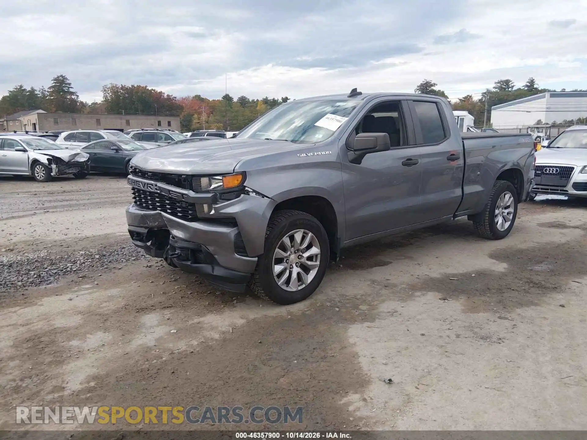 2 fotografías del automóvil dañado 1GCRYBEK4MZ328366 CHEVROLET SILVERADO 1500 2021