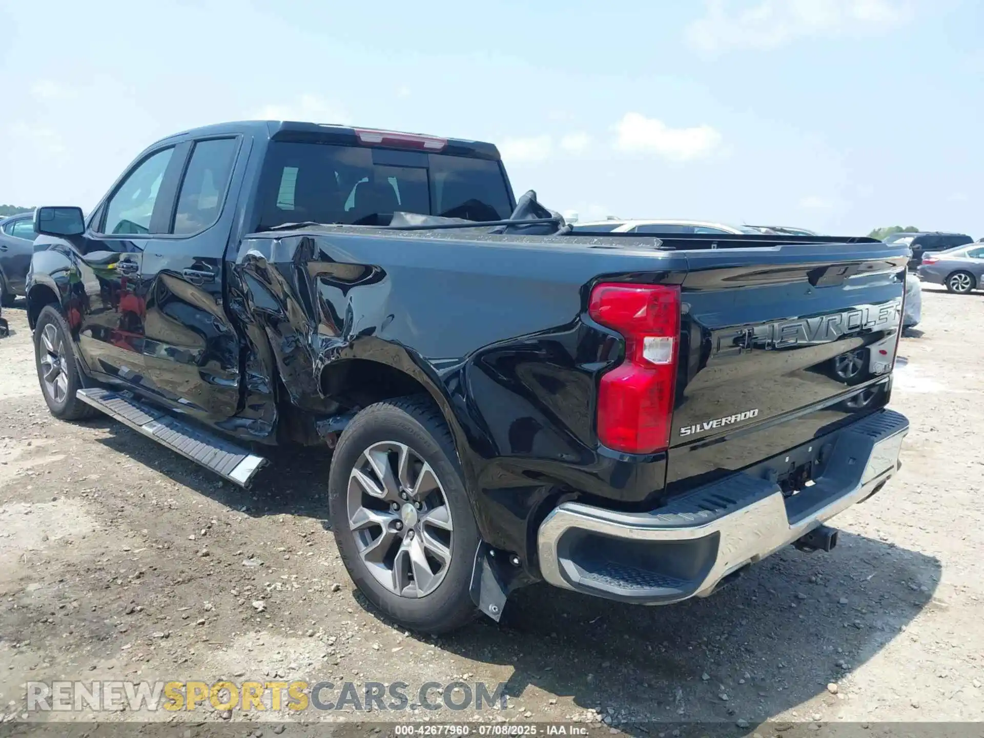 3 Фотография поврежденного автомобиля 1GCRYDED9MZ129309 CHEVROLET SILVERADO 1500 2021