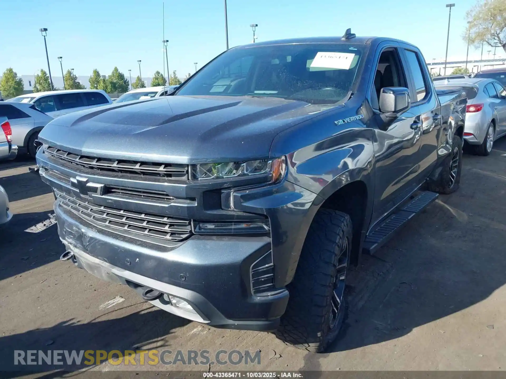 2 Photograph of a damaged car 1GCRYEED1MZ249711 CHEVROLET SILVERADO 1500 2021