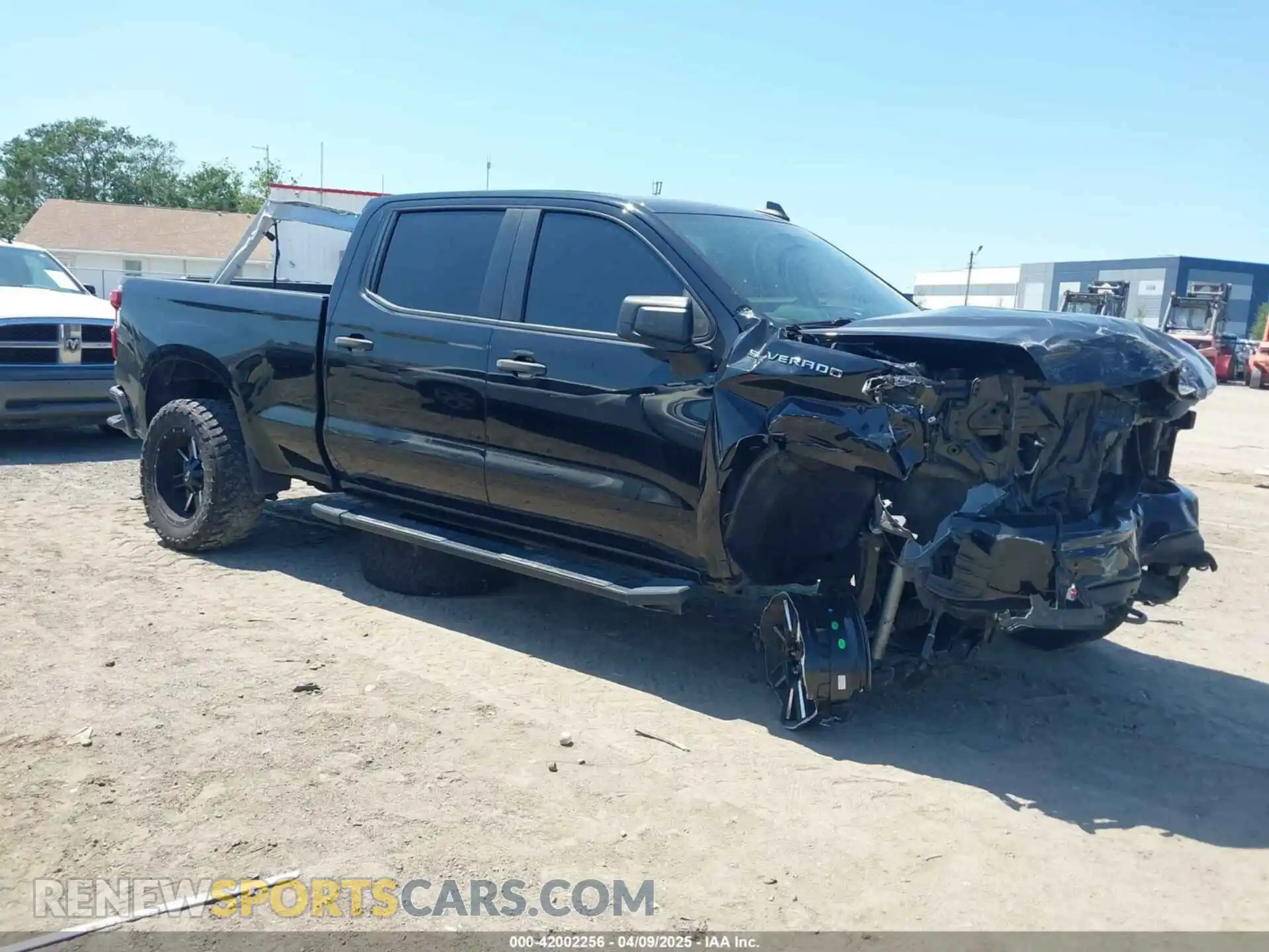 1 Photograph of a damaged car 1GCUYBEF6MZ349748 CHEVROLET SILVERADO 1500 2021