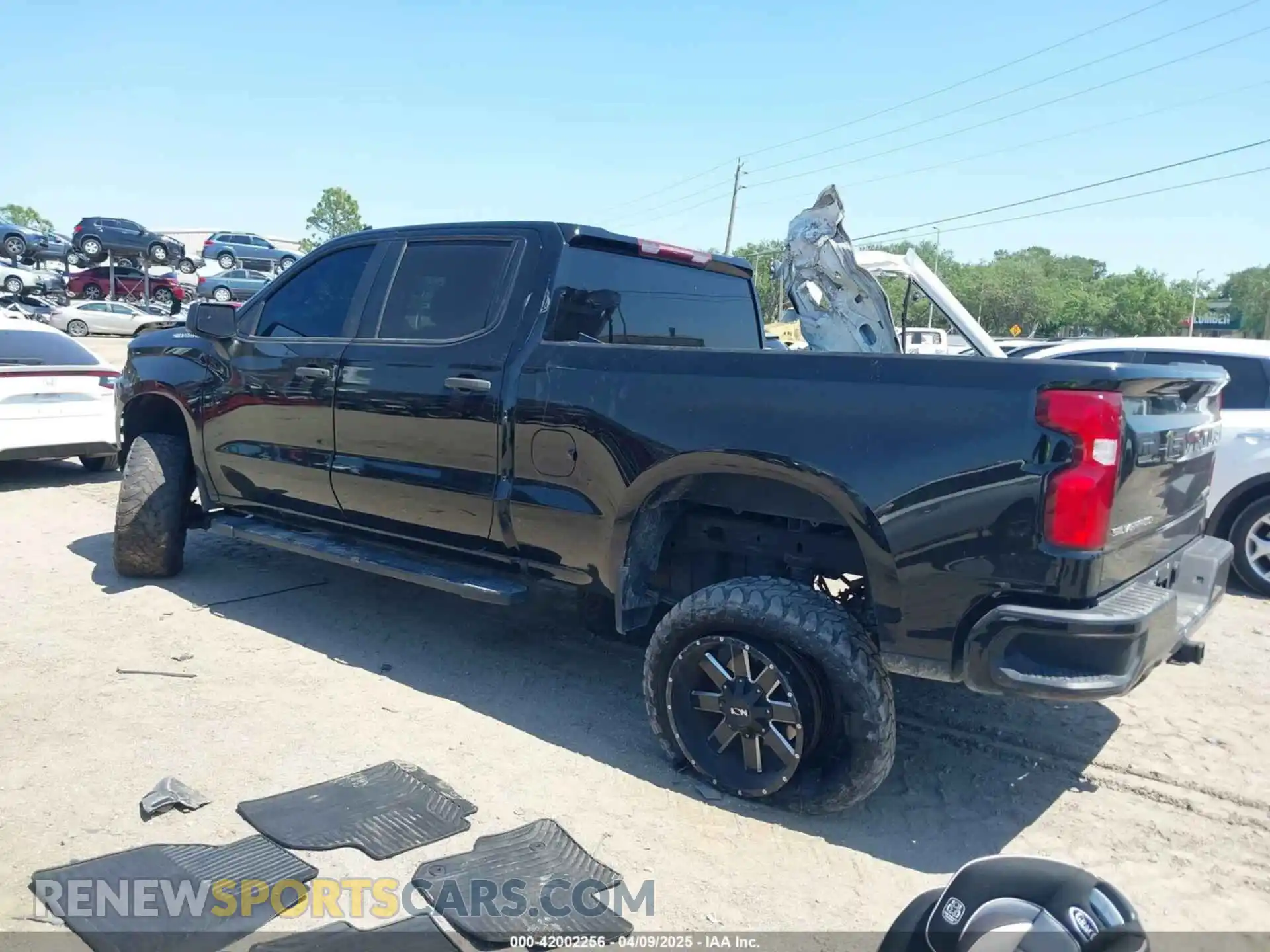 3 Photograph of a damaged car 1GCUYBEF6MZ349748 CHEVROLET SILVERADO 1500 2021