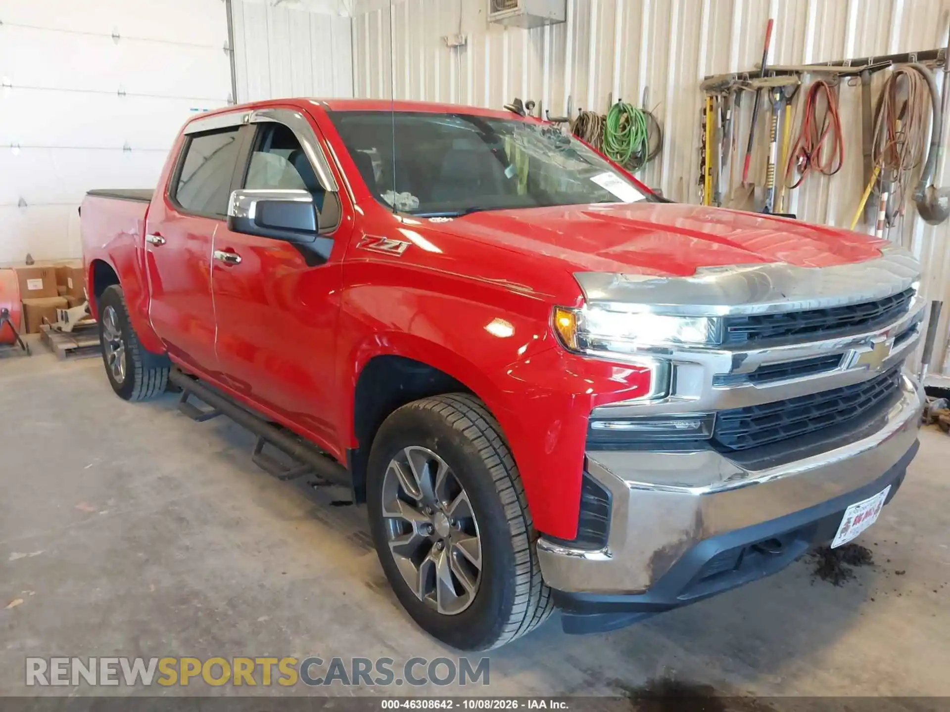 1 Photograph of a damaged car 1GCUYDED2MZ343309 CHEVROLET SILVERADO 1500 2021