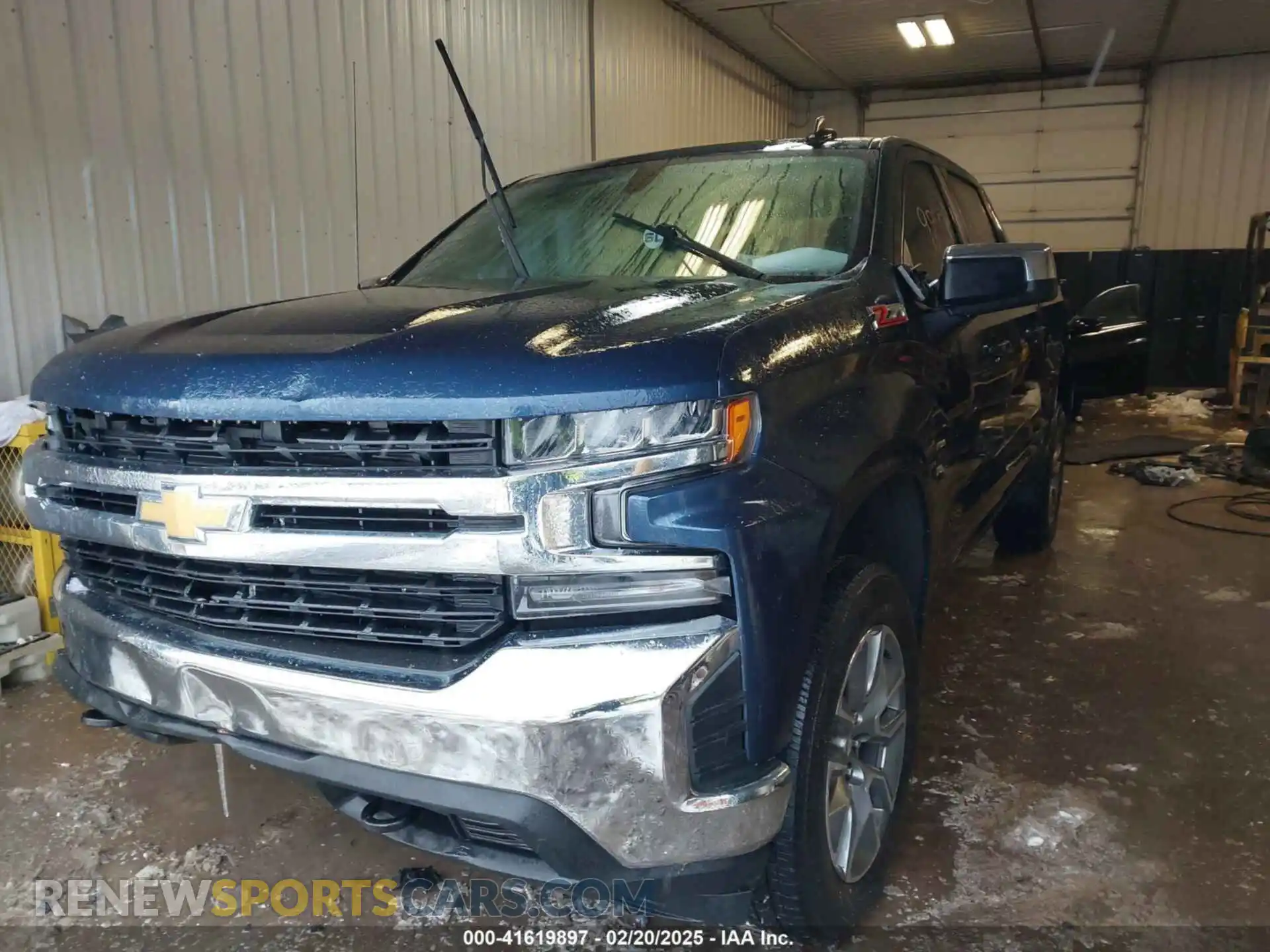 2 Photograph of a damaged car 1GCUYDED2MZ391697 CHEVROLET SILVERADO 1500 2021