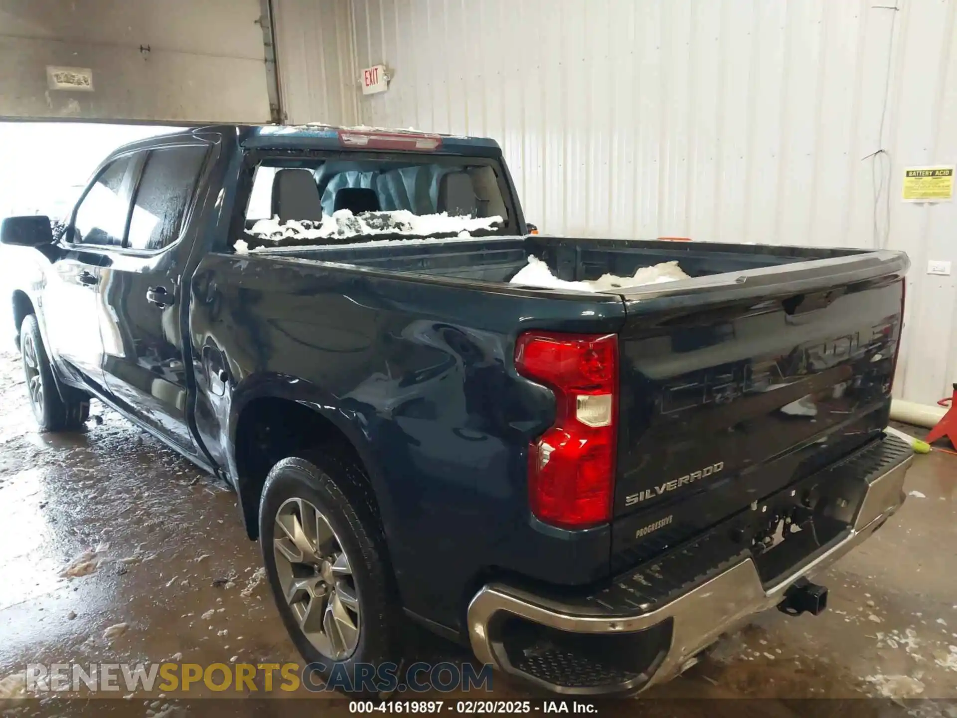 3 Photograph of a damaged car 1GCUYDED2MZ391697 CHEVROLET SILVERADO 1500 2021