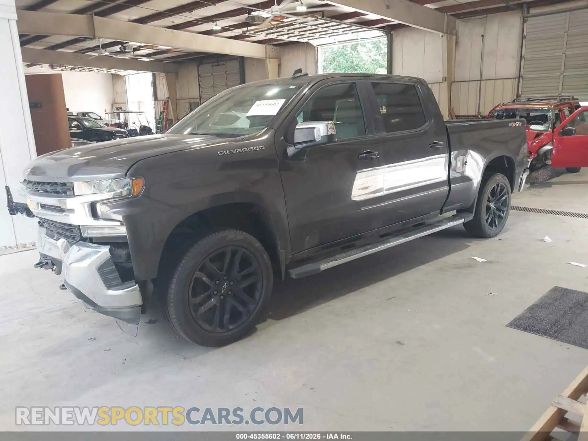 2 Photograph of a damaged car 1GCUYDED3MZ215144 CHEVROLET SILVERADO 1500 2021