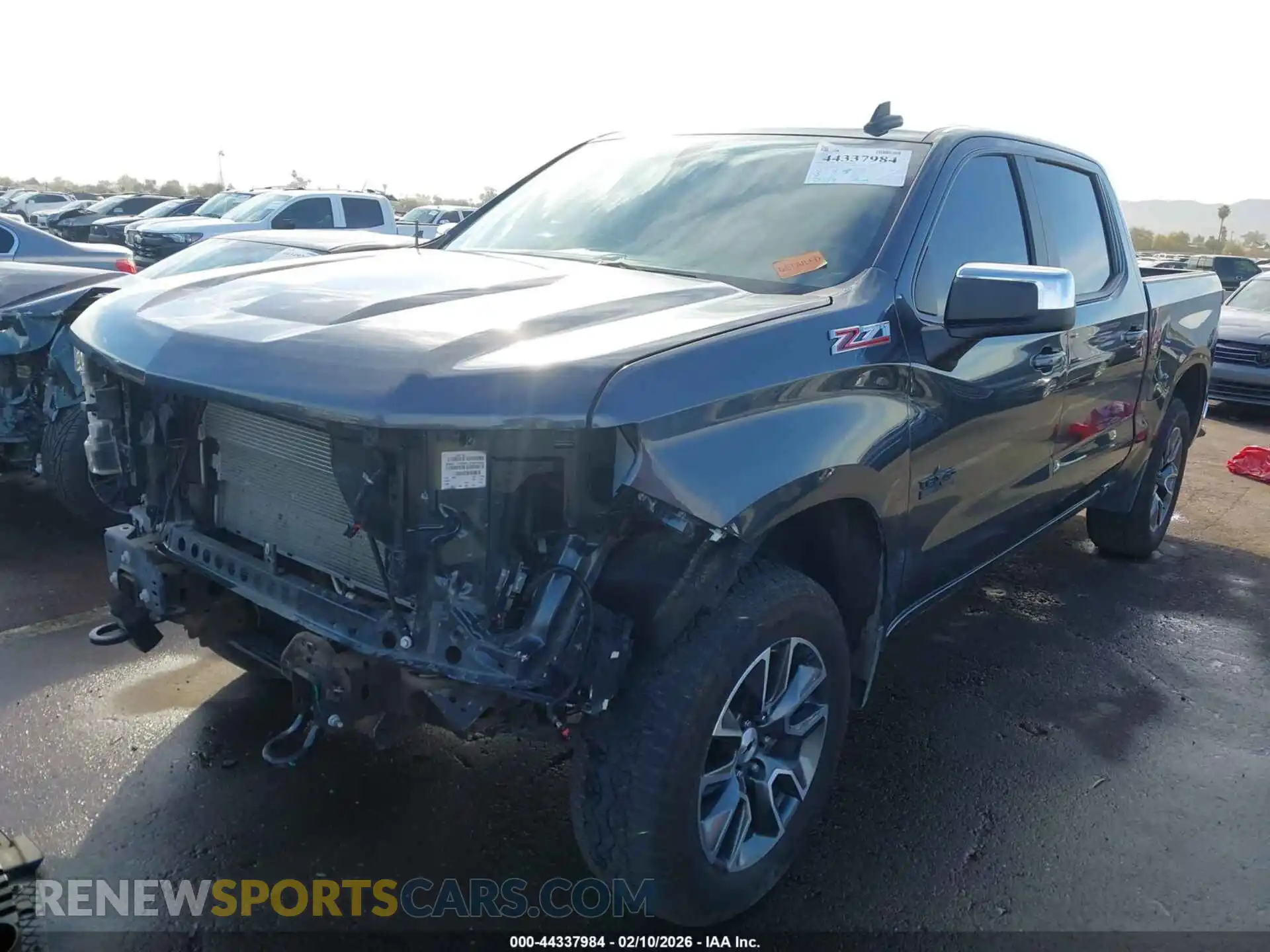 2 Photograph of a damaged car 1GCUYDED3MZ340922 CHEVROLET SILVERADO 1500 2021