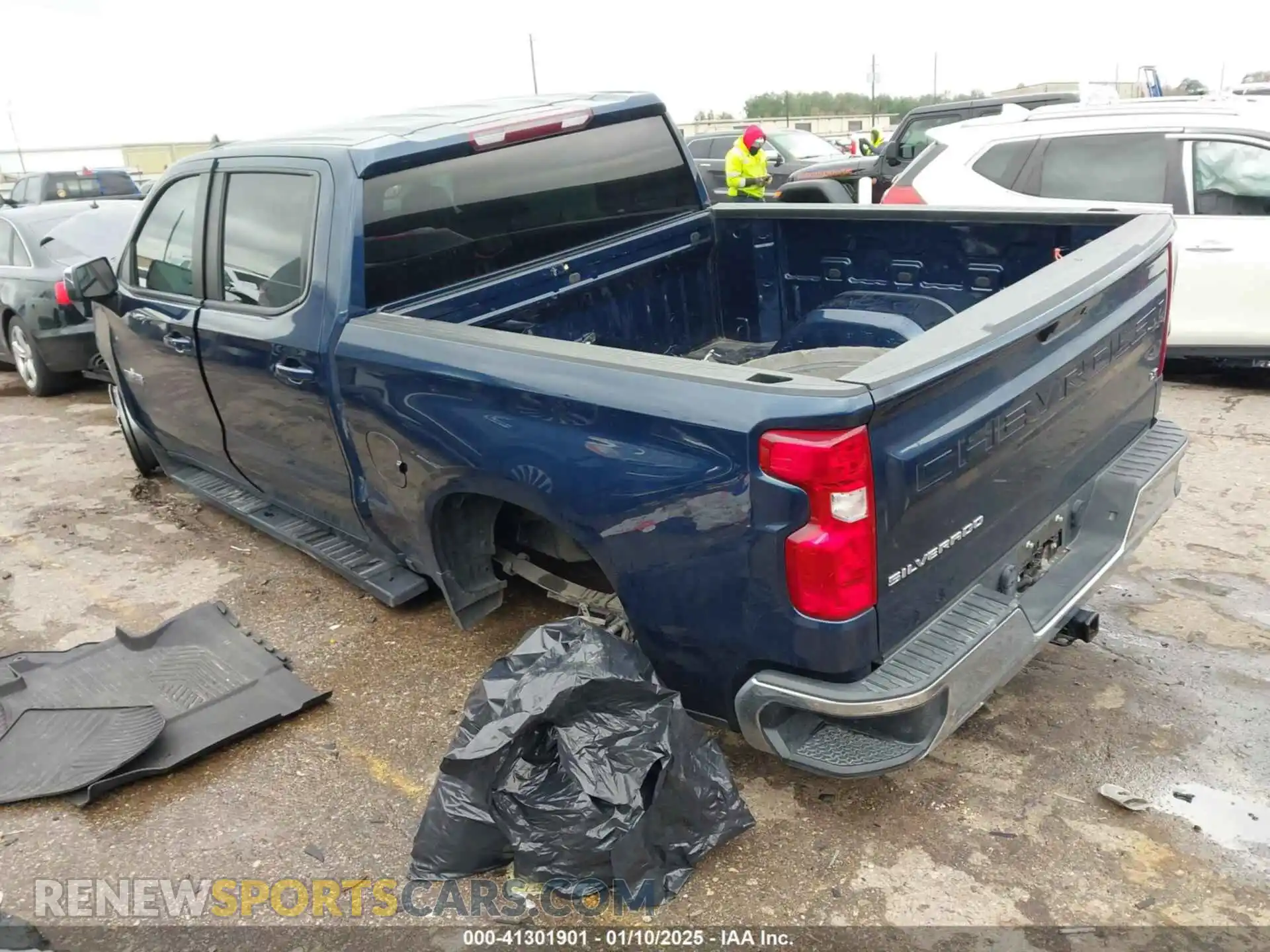 3 Photograph of a damaged car 1GCUYDED5MZ409206 CHEVROLET SILVERADO 1500 2021