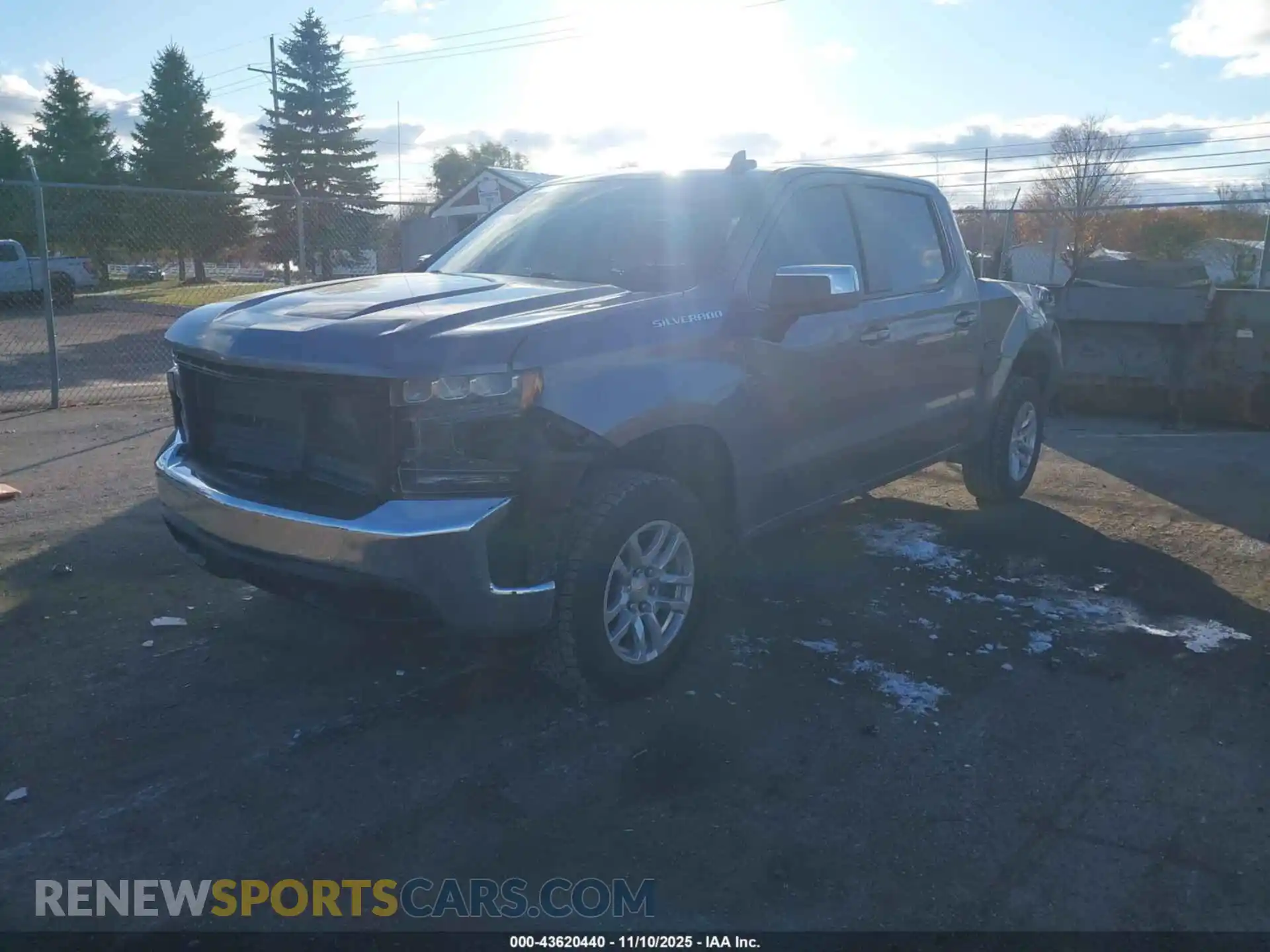 2 Photograph of a damaged car 1GCUYDED6MZ222900 CHEVROLET SILVERADO 1500 2021