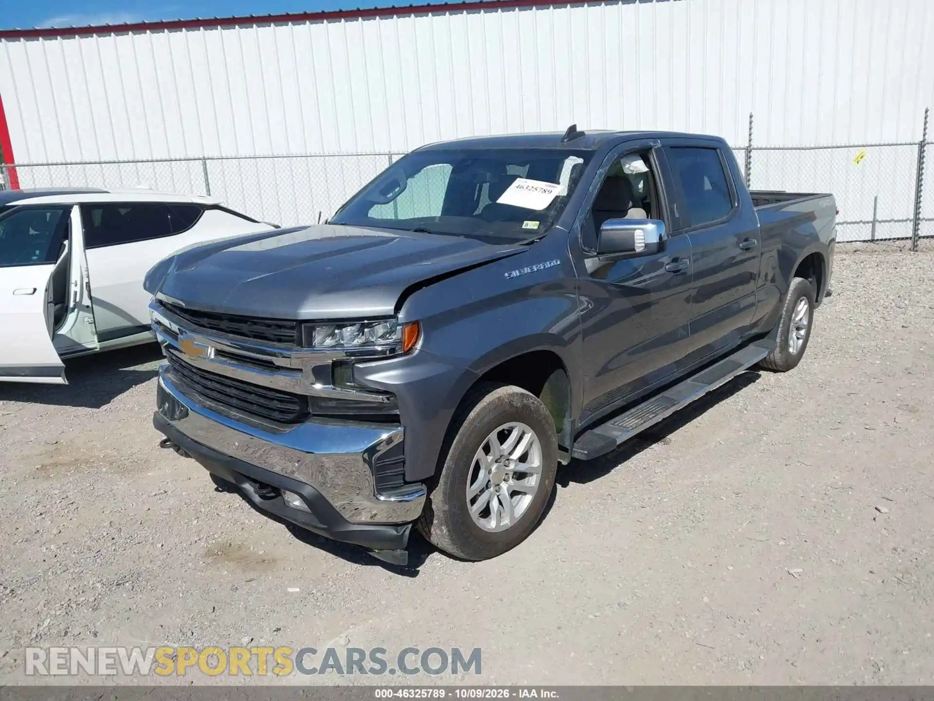 2 Photograph of a damaged car 1GCUYDEDXMZ215187 CHEVROLET SILVERADO 1500 2021