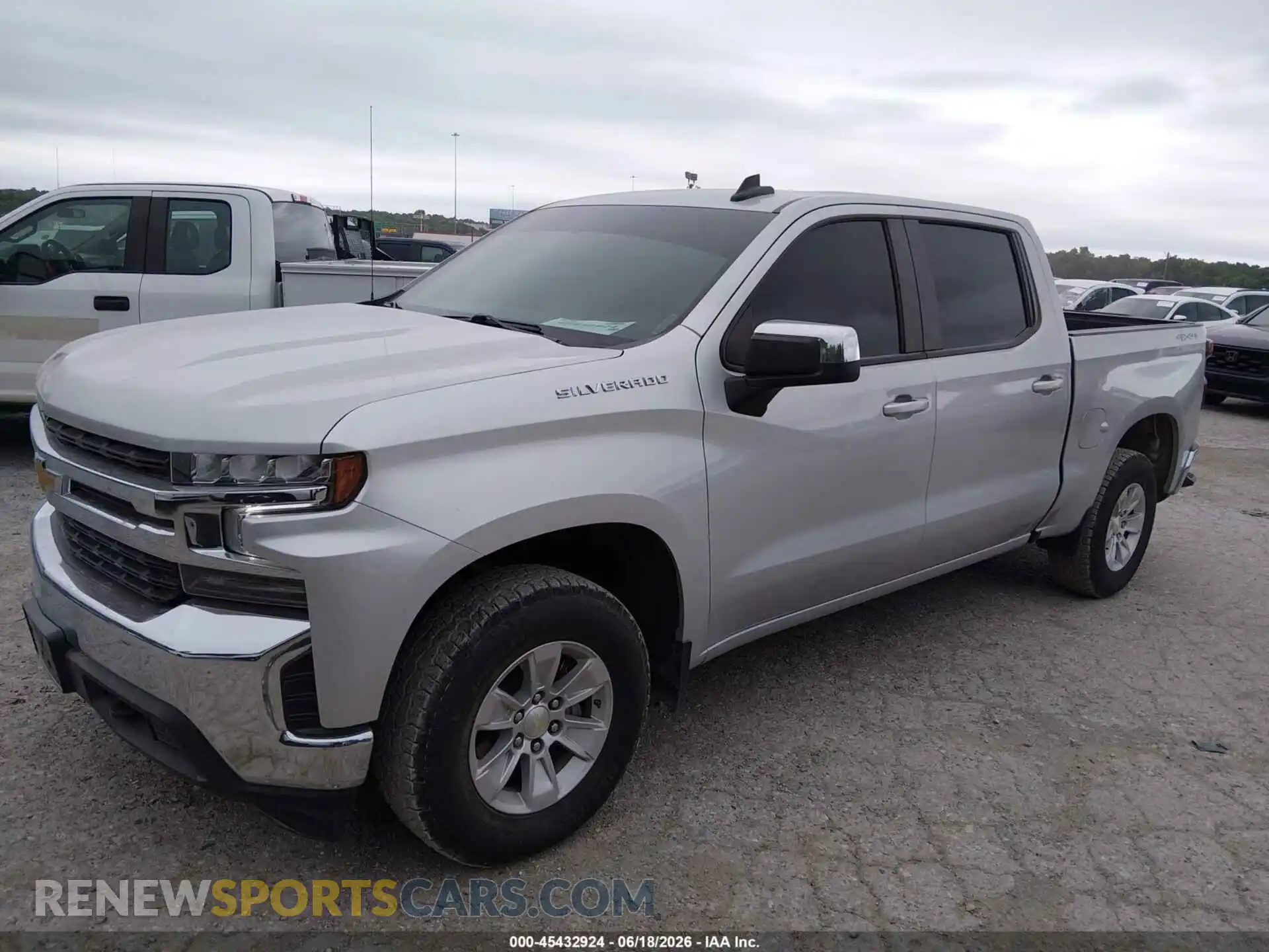 2 Photograph of a damaged car 1GCUYDEDXMZ344126 CHEVROLET SILVERADO 1500 2021