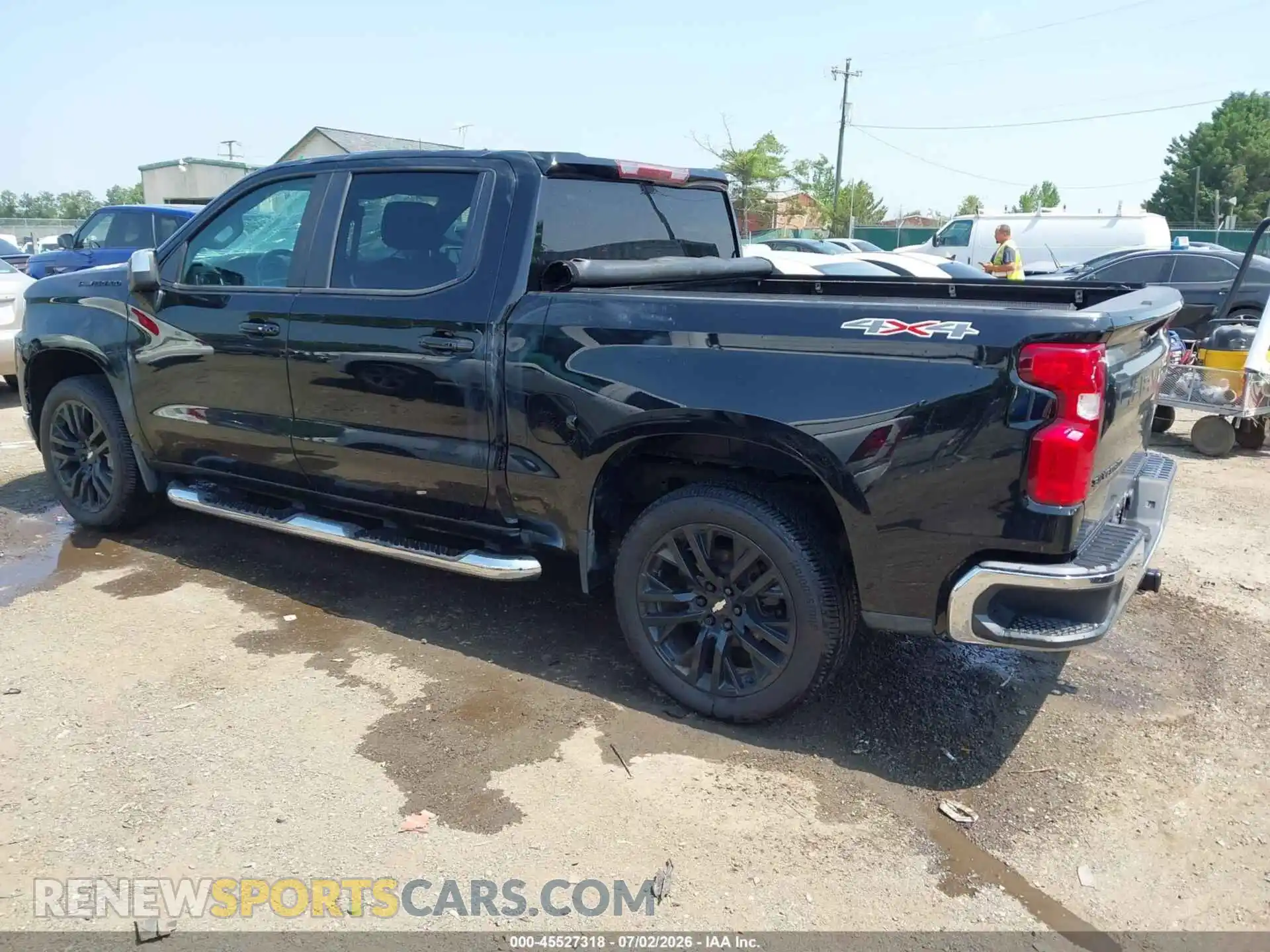 3 Photograph of a damaged car 1GCUYDEDXMZ411422 CHEVROLET SILVERADO 1500 2021