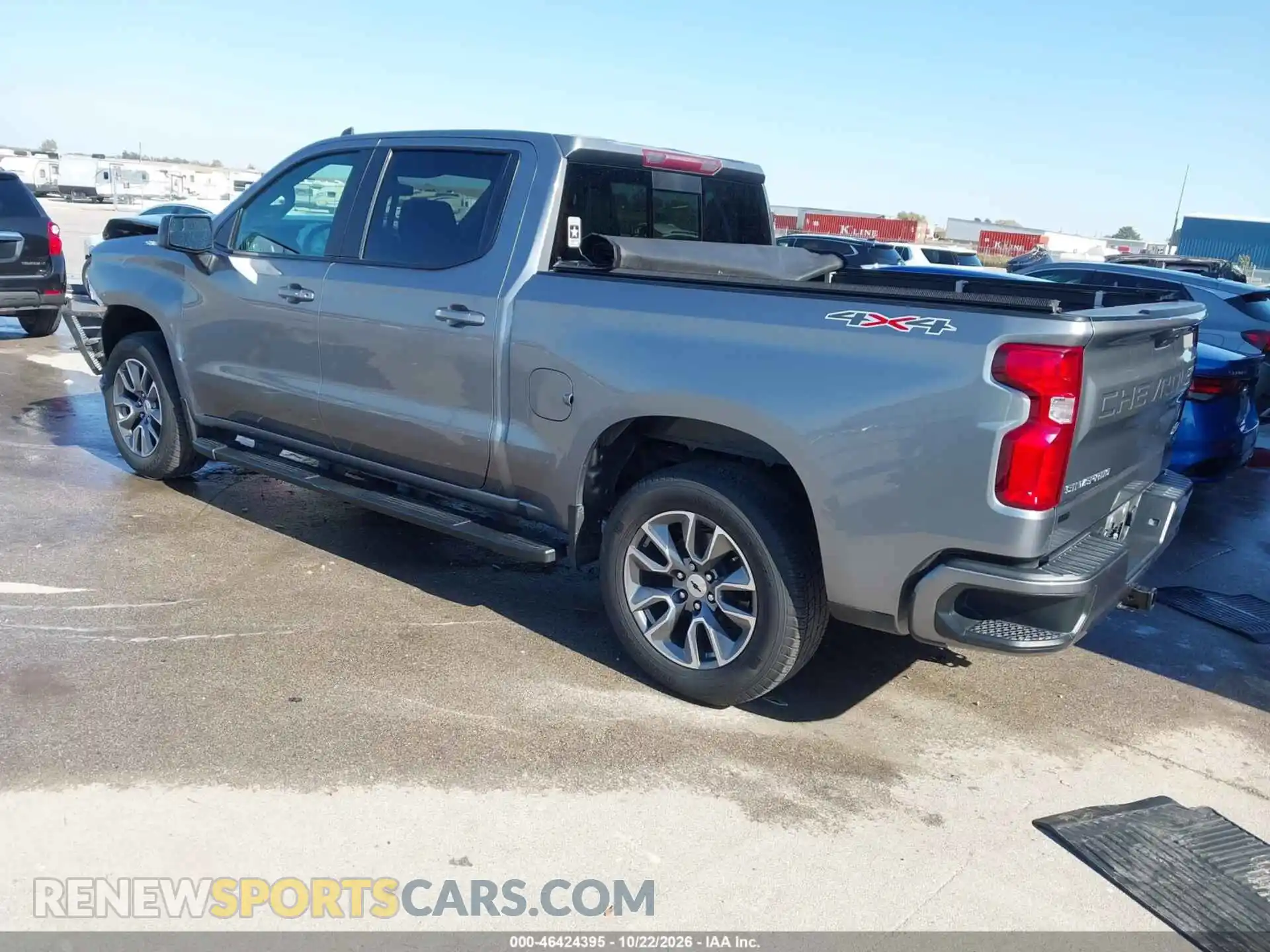 3 Photograph of a damaged car 1GCUYEED0MZ181735 CHEVROLET SILVERADO 1500 2021