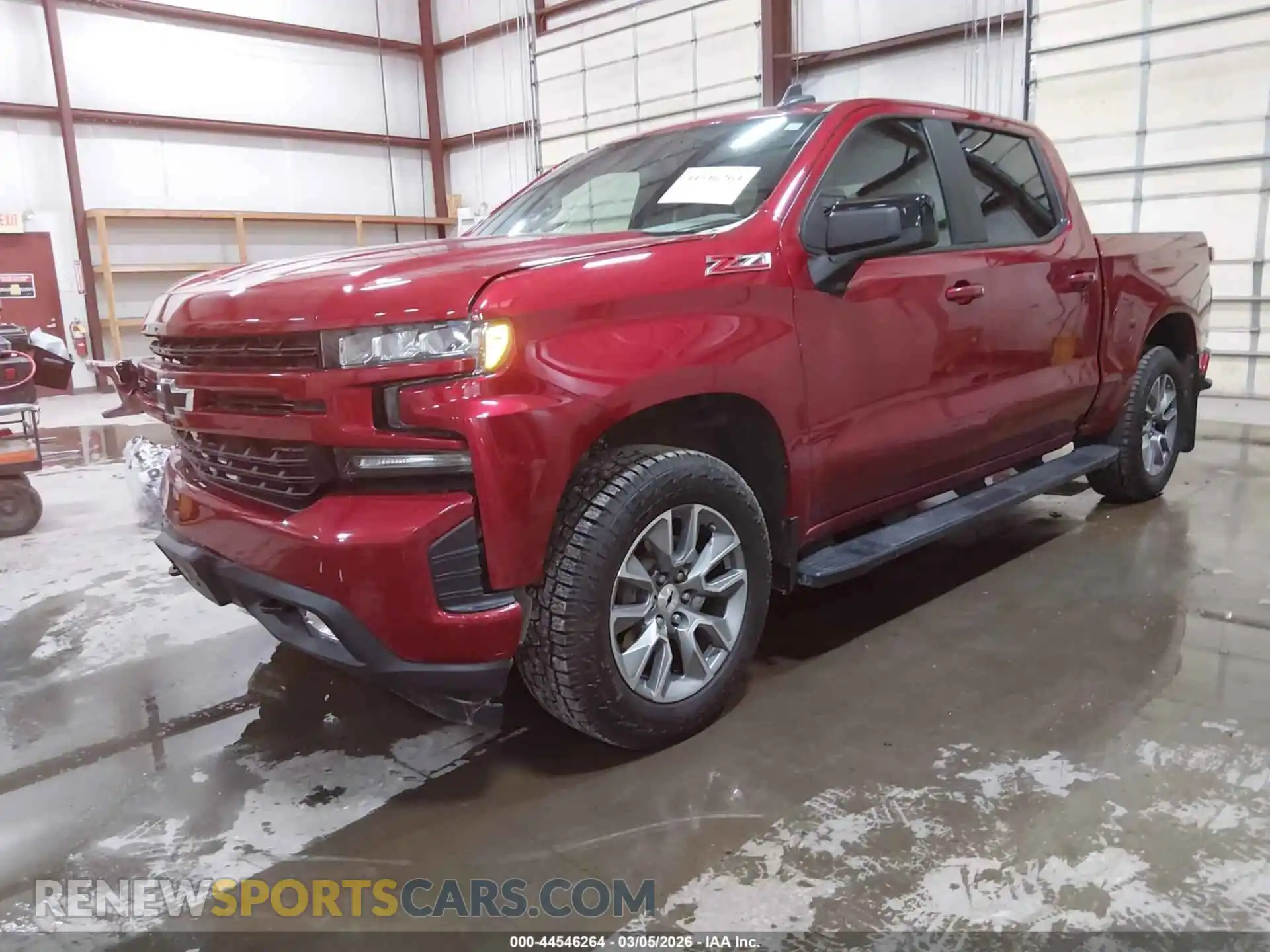 2 Photograph of a damaged car 1GCUYEED2MZ161020 CHEVROLET SILVERADO 1500 2021