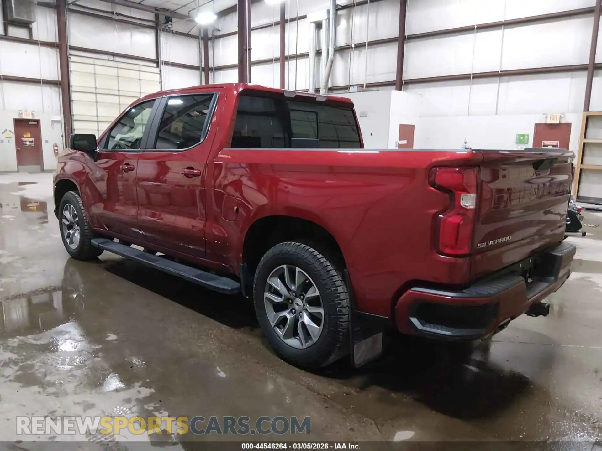 3 Photograph of a damaged car 1GCUYEED2MZ161020 CHEVROLET SILVERADO 1500 2021