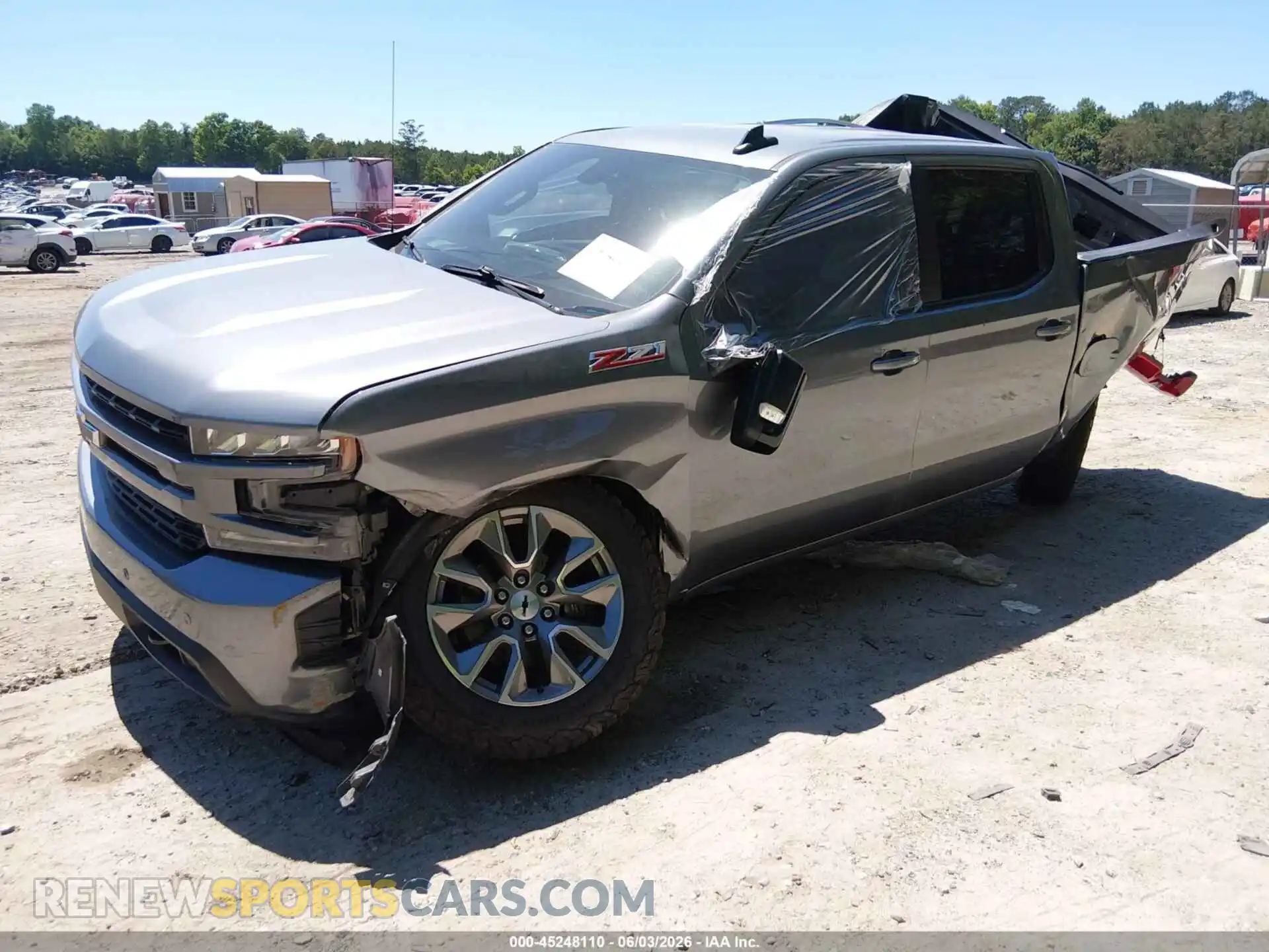 2 Photograph of a damaged car 1GCUYEED2MZ271307 CHEVROLET SILVERADO 1500 2021