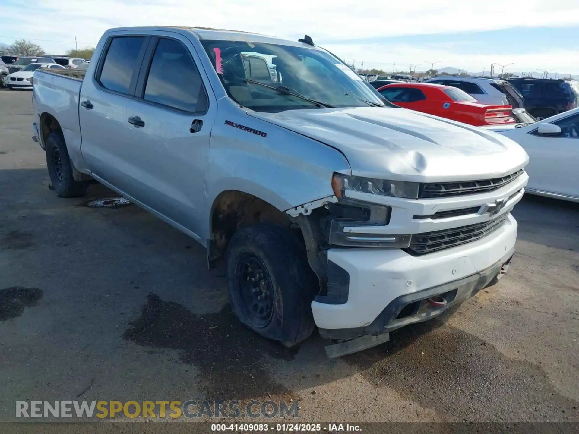 1 Photograph of a damaged car 1GCUYEED3MZ387311 CHEVROLET SILVERADO 1500 2021