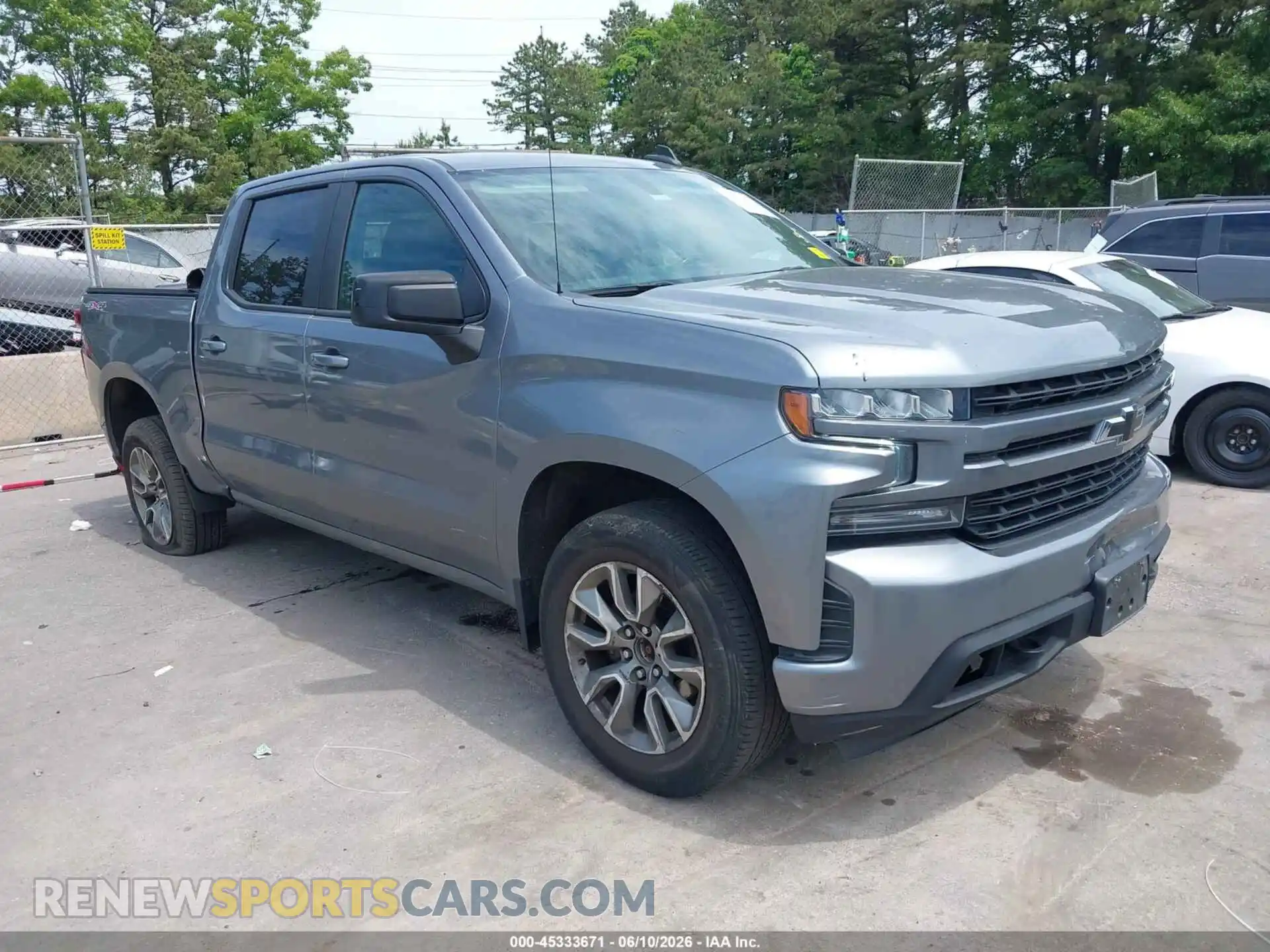 1 Фотография поврежденного автомобиля 1GCUYEED4MZ174867 CHEVROLET SILVERADO 1500 2021
