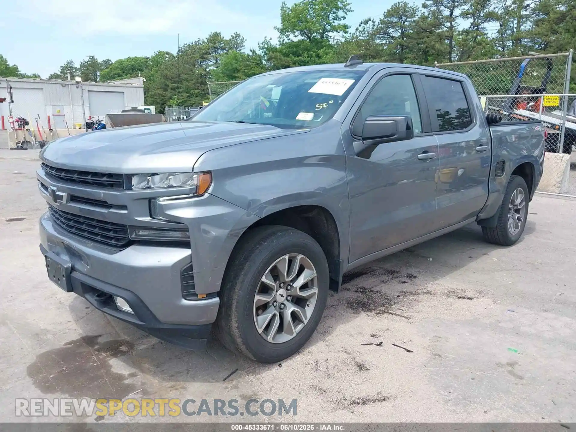 2 Фотография поврежденного автомобиля 1GCUYEED4MZ174867 CHEVROLET SILVERADO 1500 2021