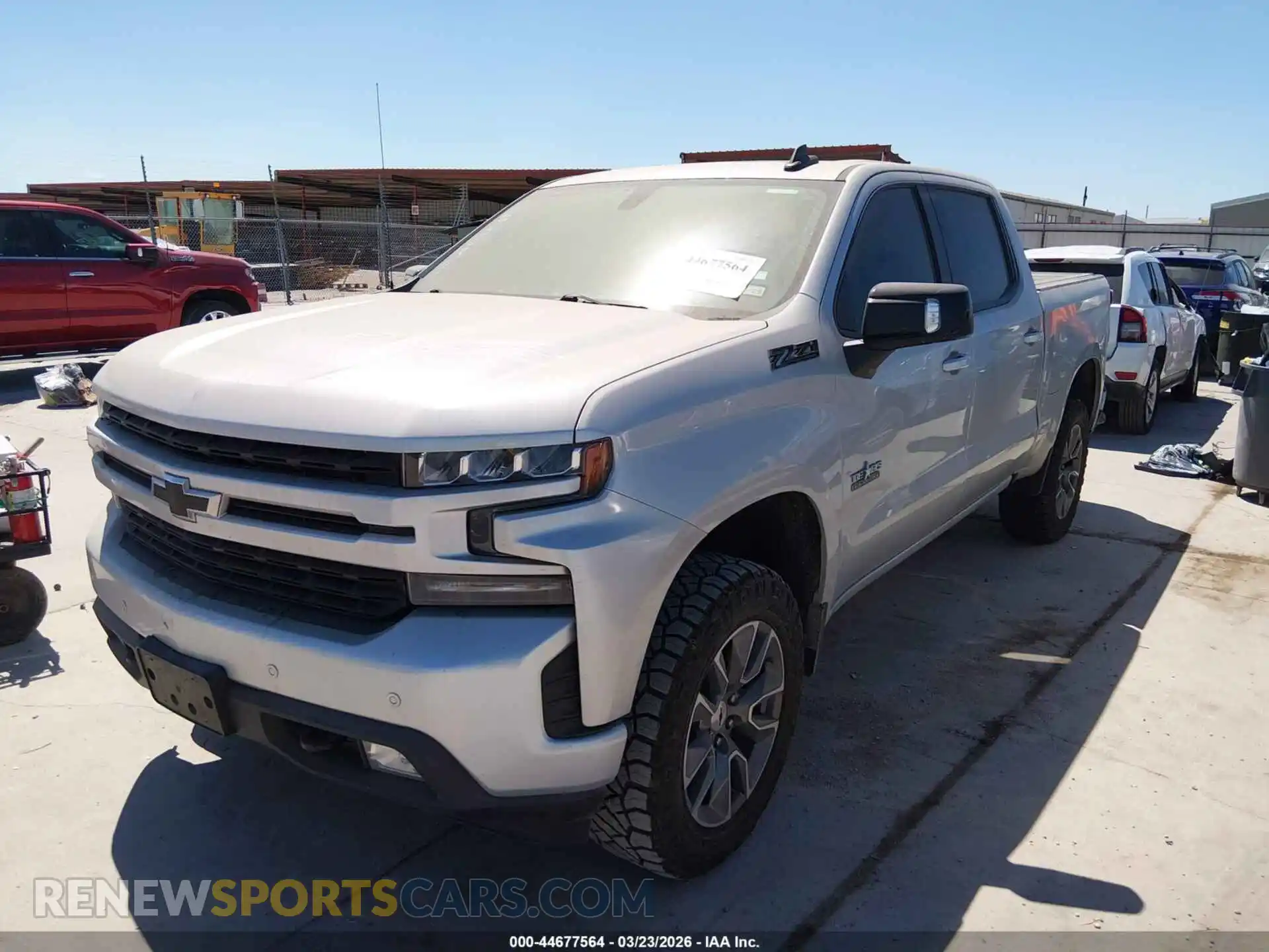 2 Photograph of a damaged car 1GCUYEED4MZ270031 CHEVROLET SILVERADO 1500 2021