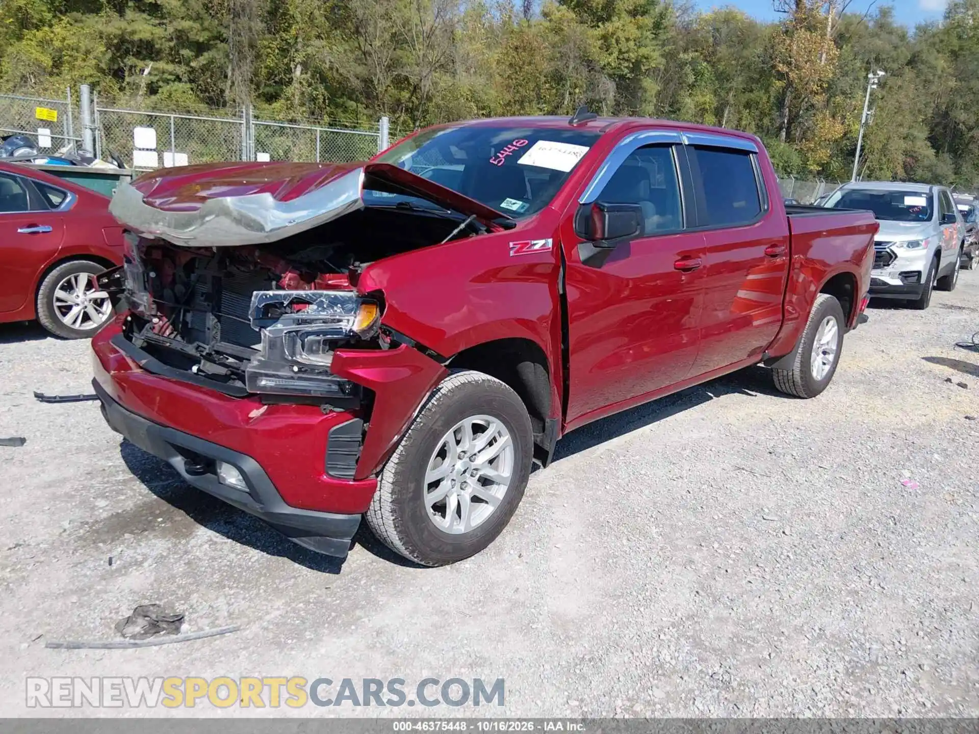 2 fotografías del automóvil dañado 1GCUYEED4MZ285127 CHEVROLET SILVERADO 1500 2021